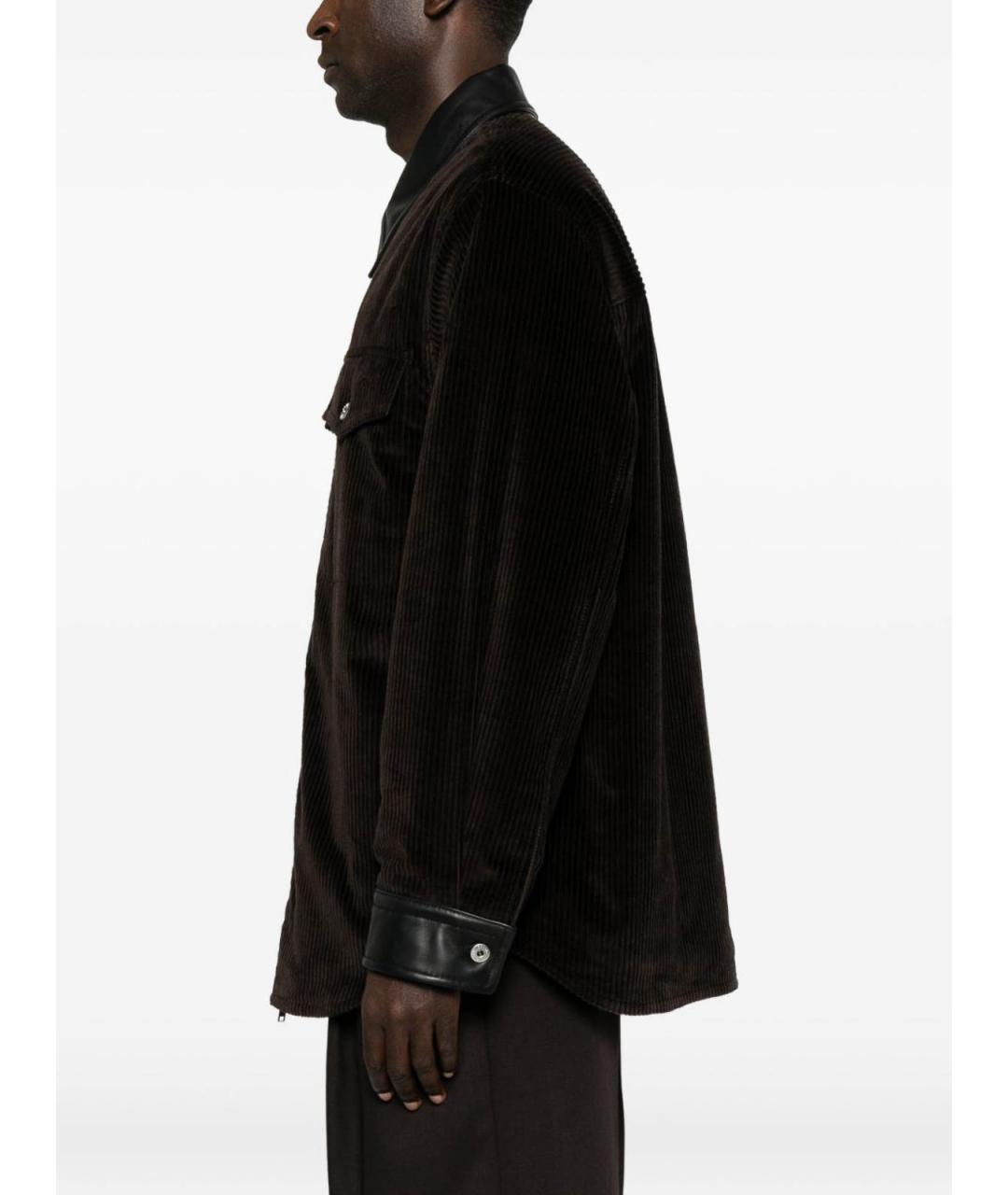 BOTTEGA VENETA Коричневая хлопковая куртка, фото 3