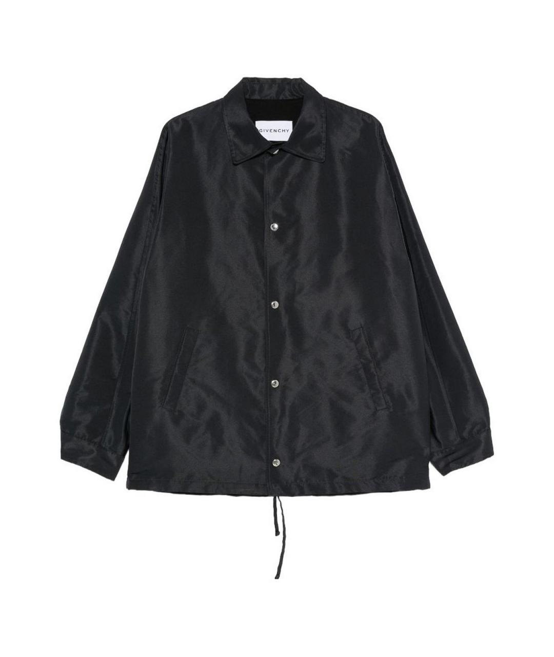 GIVENCHY Темно-синяя полиэстеровая куртка, фото 1