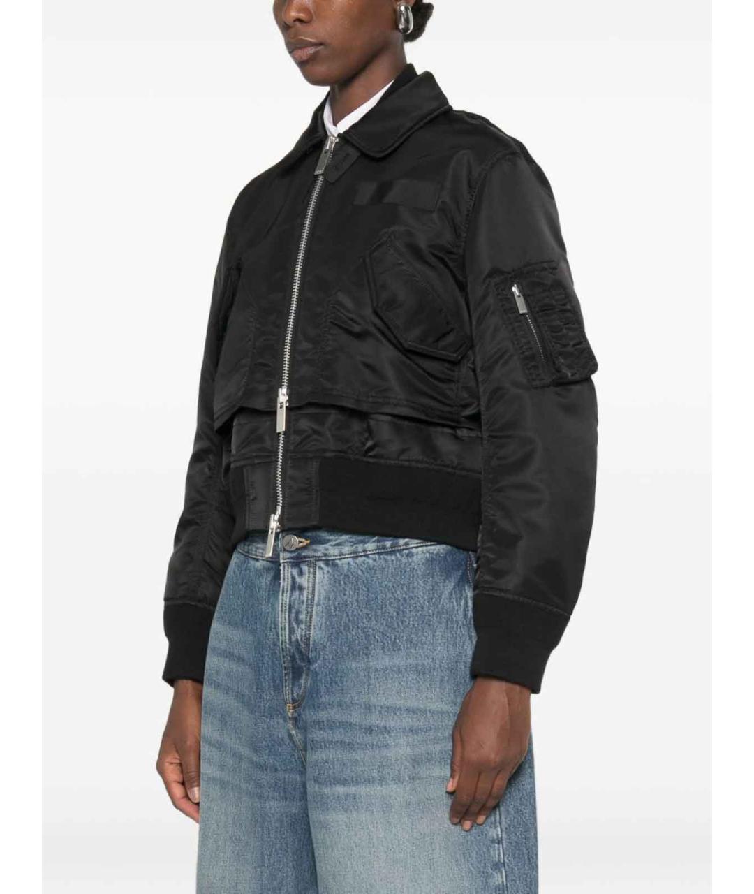 SACAI Черная куртка, фото 4