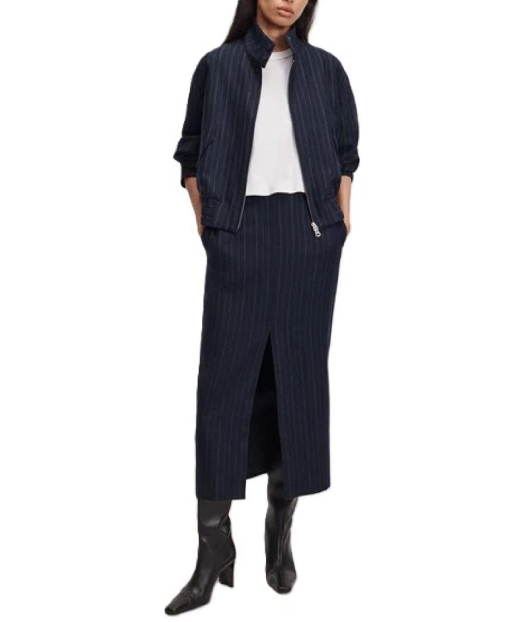 RAG & BONE Синяя полиэстеровая куртка, фото 2