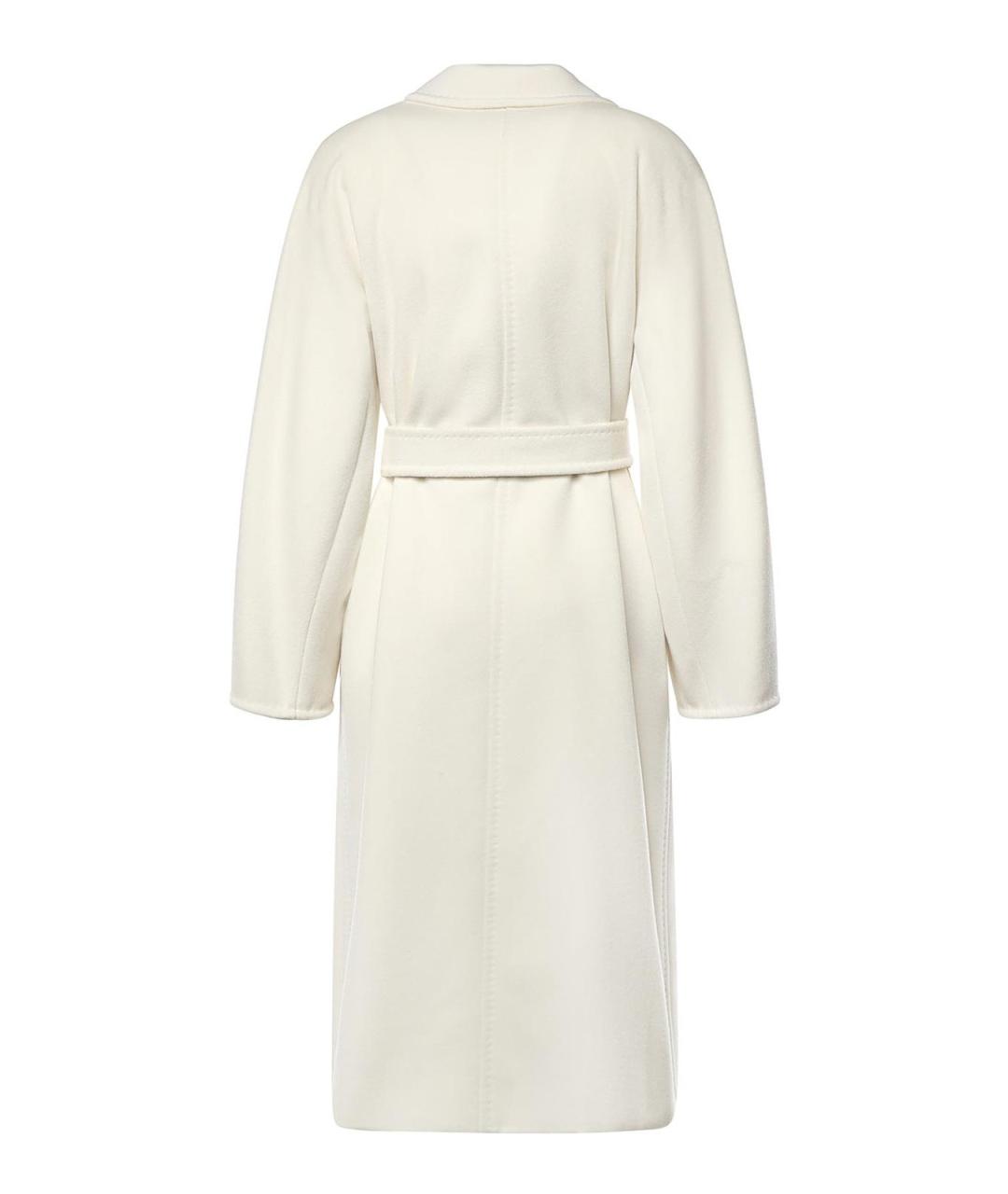 MAX MARA Белое шерстяное пальто, фото 2
