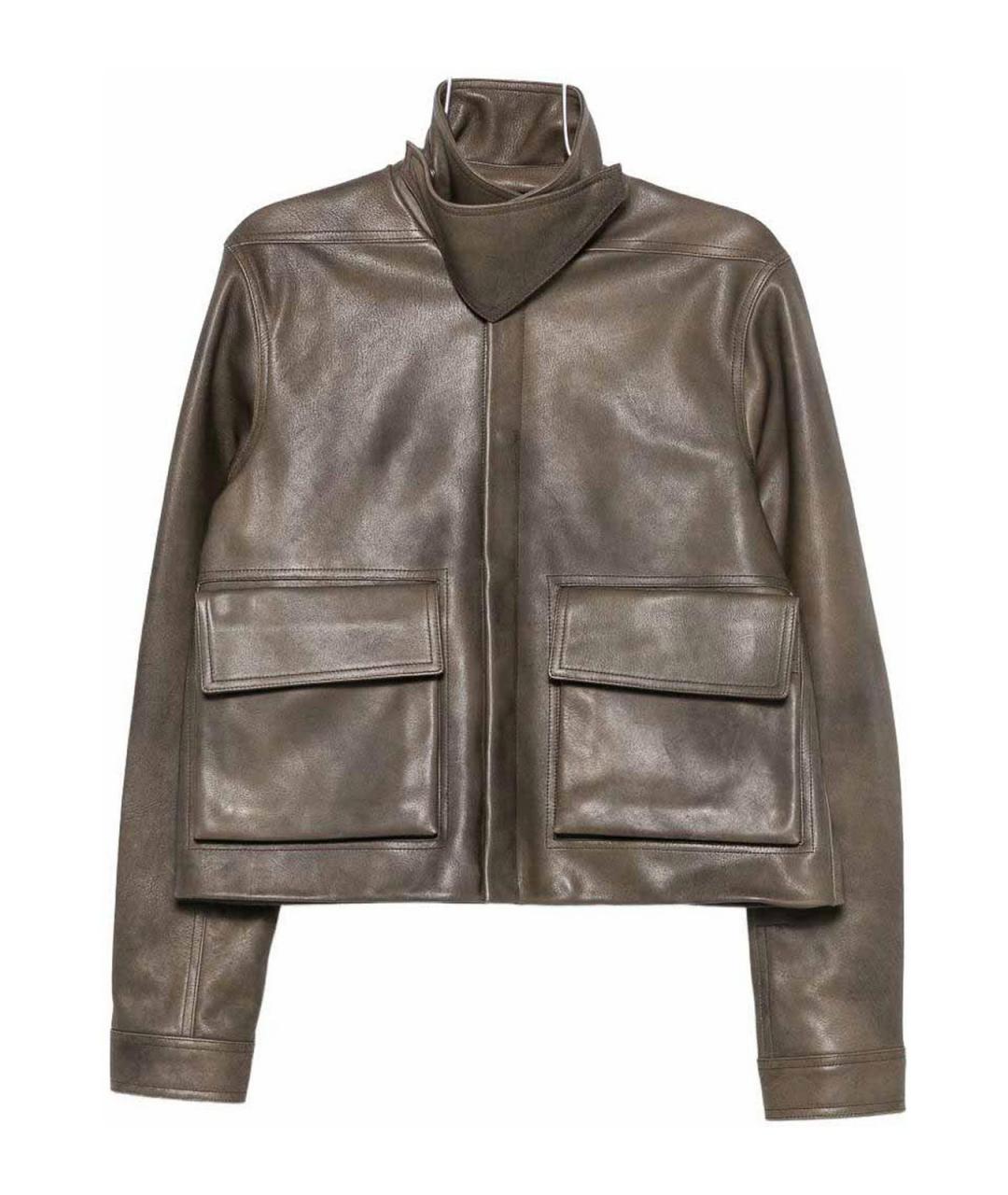 RICK OWENS Мульти кожаная куртка, фото 1