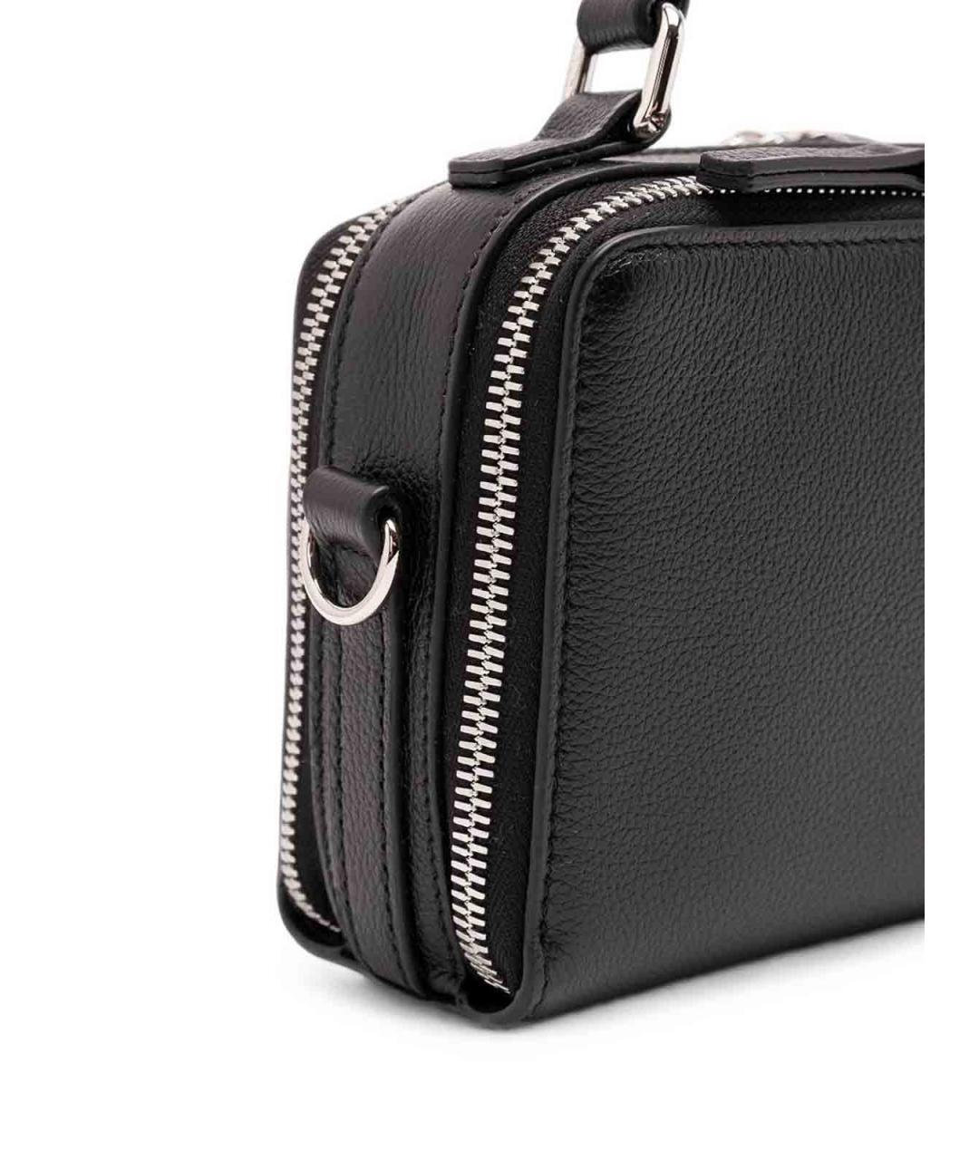FENDI Черная кожаная сумка на плечо, фото 4