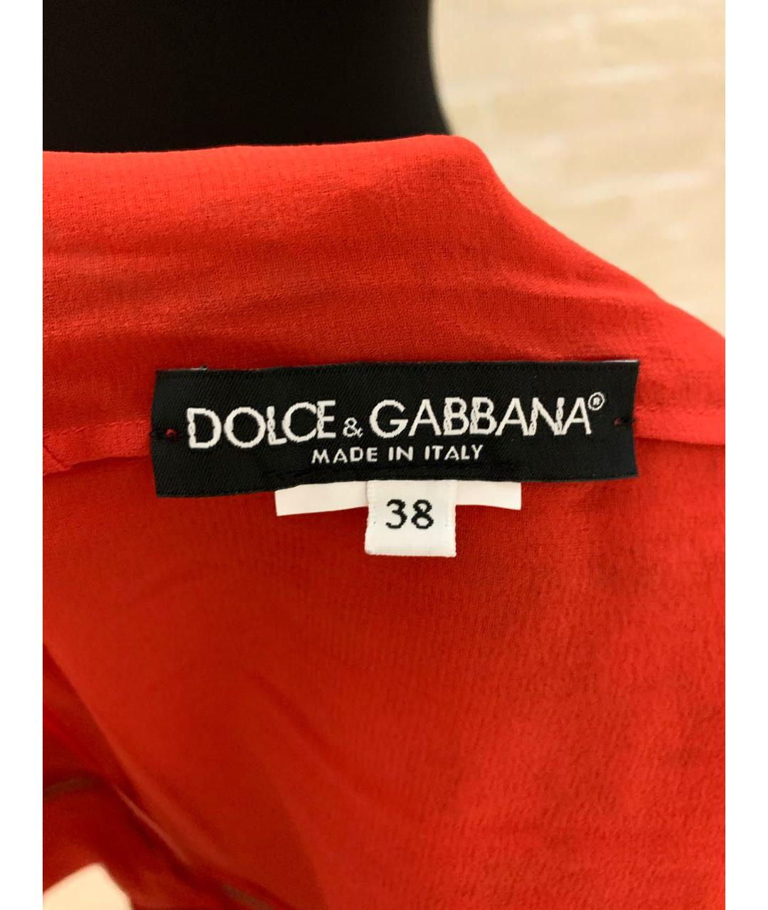 DOLCE&GABBANA Красное платье, фото 3