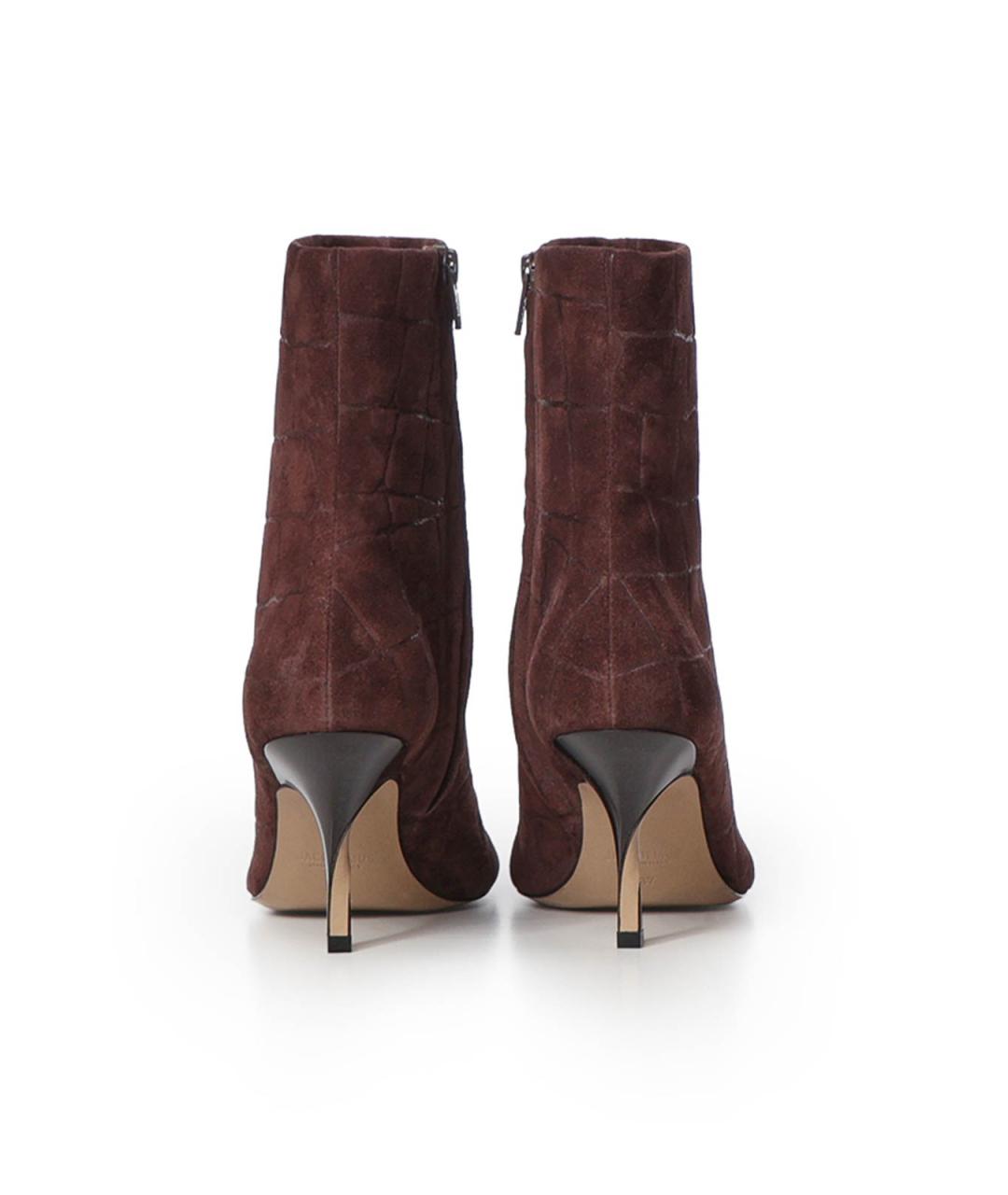 JACQUEMUS Коричневые кожаные ботильоны, фото 2