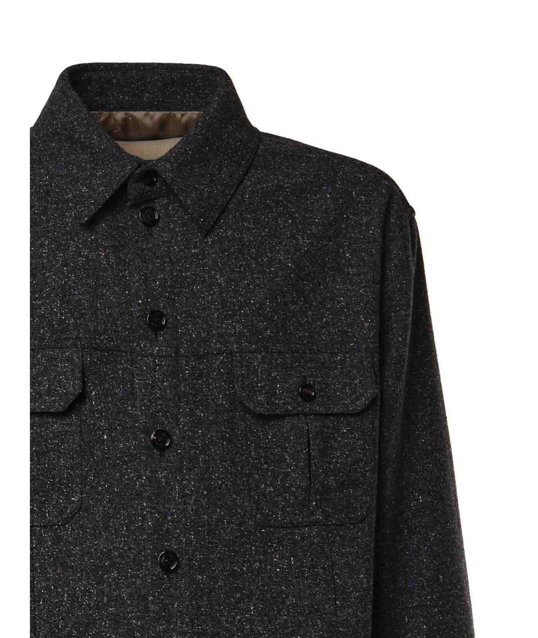 VALENTINO Серая шерстяная куртка, фото 3