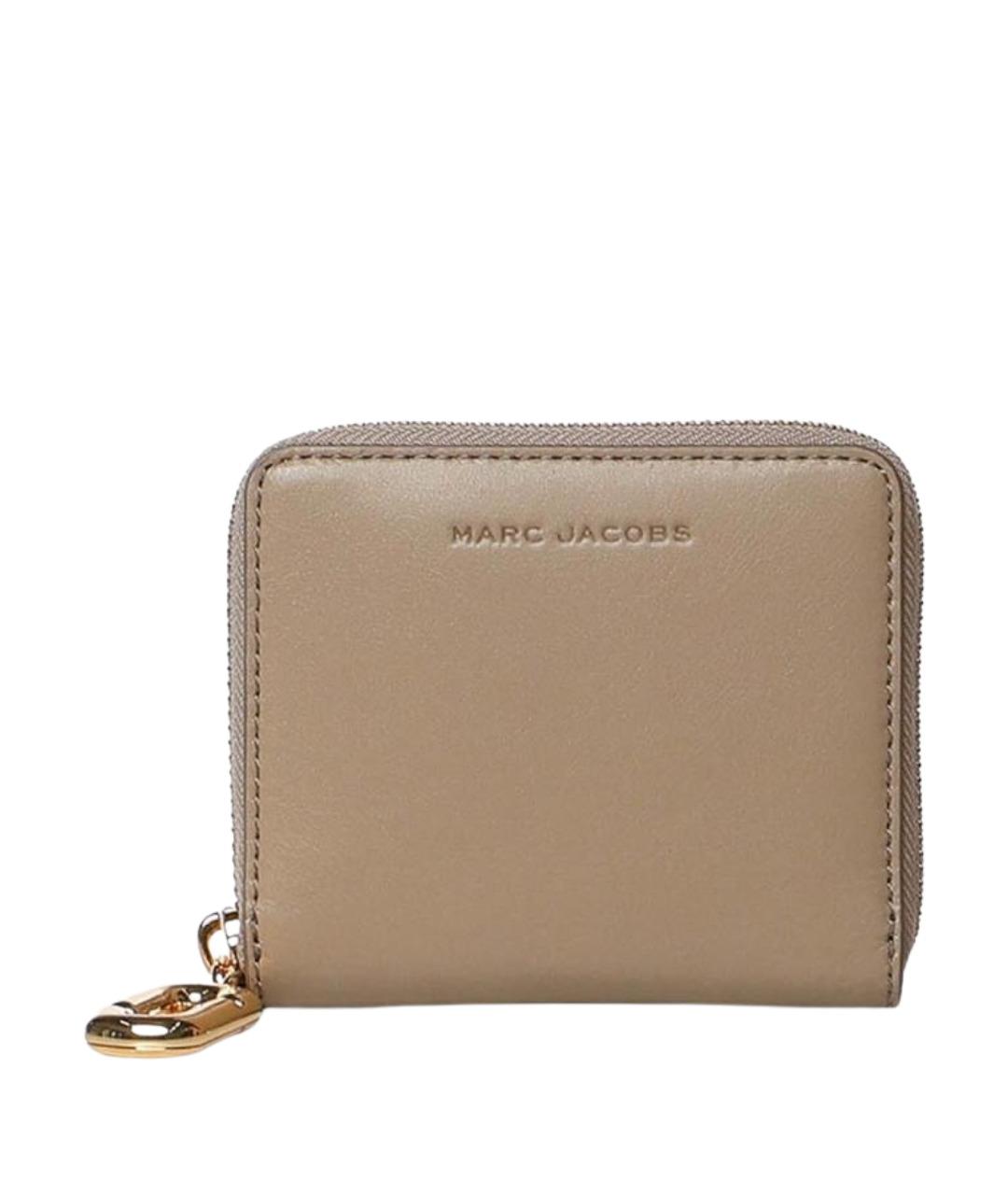 MARC JACOBS Бежевый кожаный кошелек, фото 1