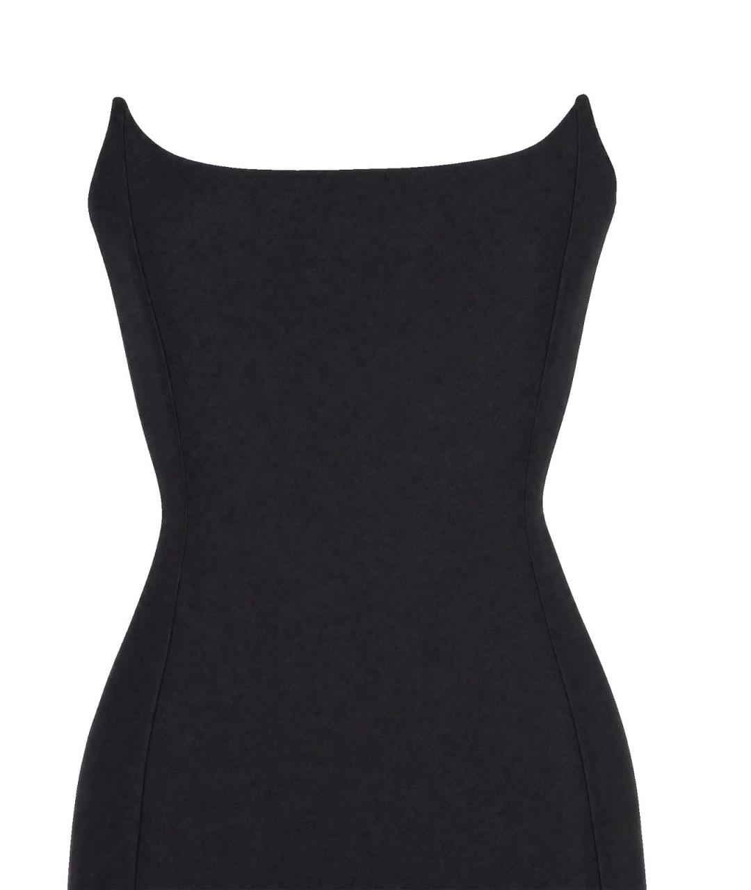 BALENCIAGA Черное шерстяное платье, фото 3