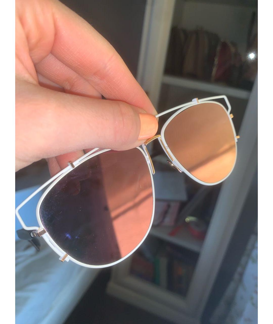 CHRISTIAN DIOR PRE-OWNED Розовые пластиковые солнцезащитные очки, фото 3
