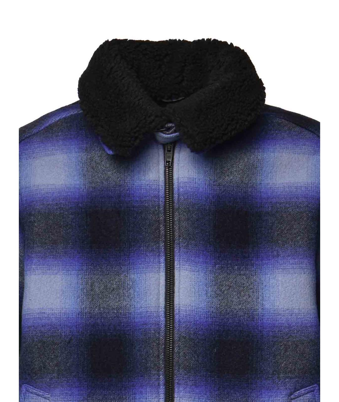 BALENCIAGA Синяя шерстяная куртка, фото 3