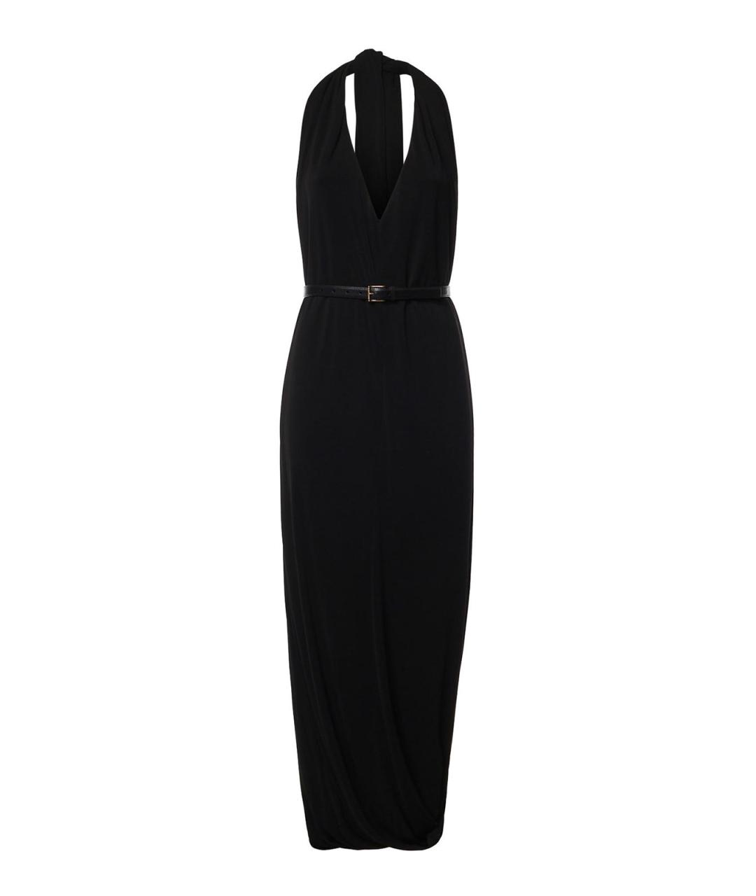 LOEWE Черное вискозное платье, фото 1