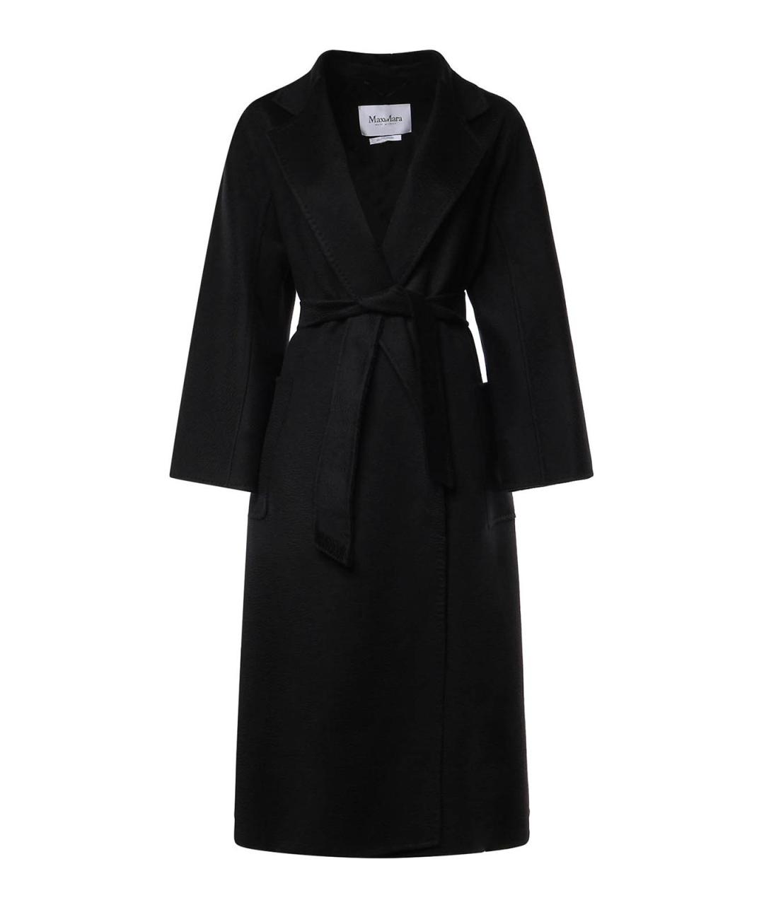MAX MARA Черное кашемировое пальто, фото 1