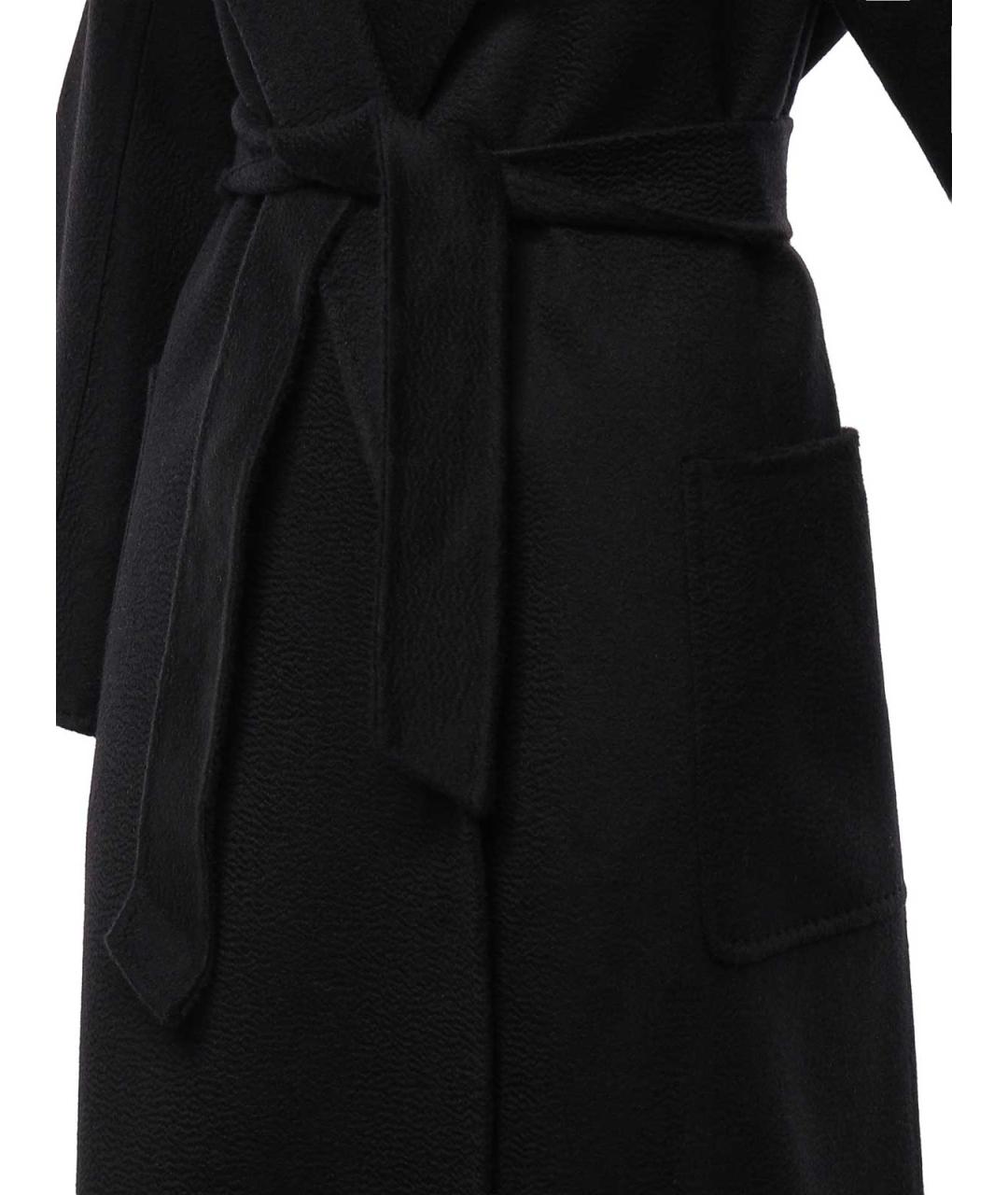 MAX MARA Черное кашемировое пальто, фото 3
