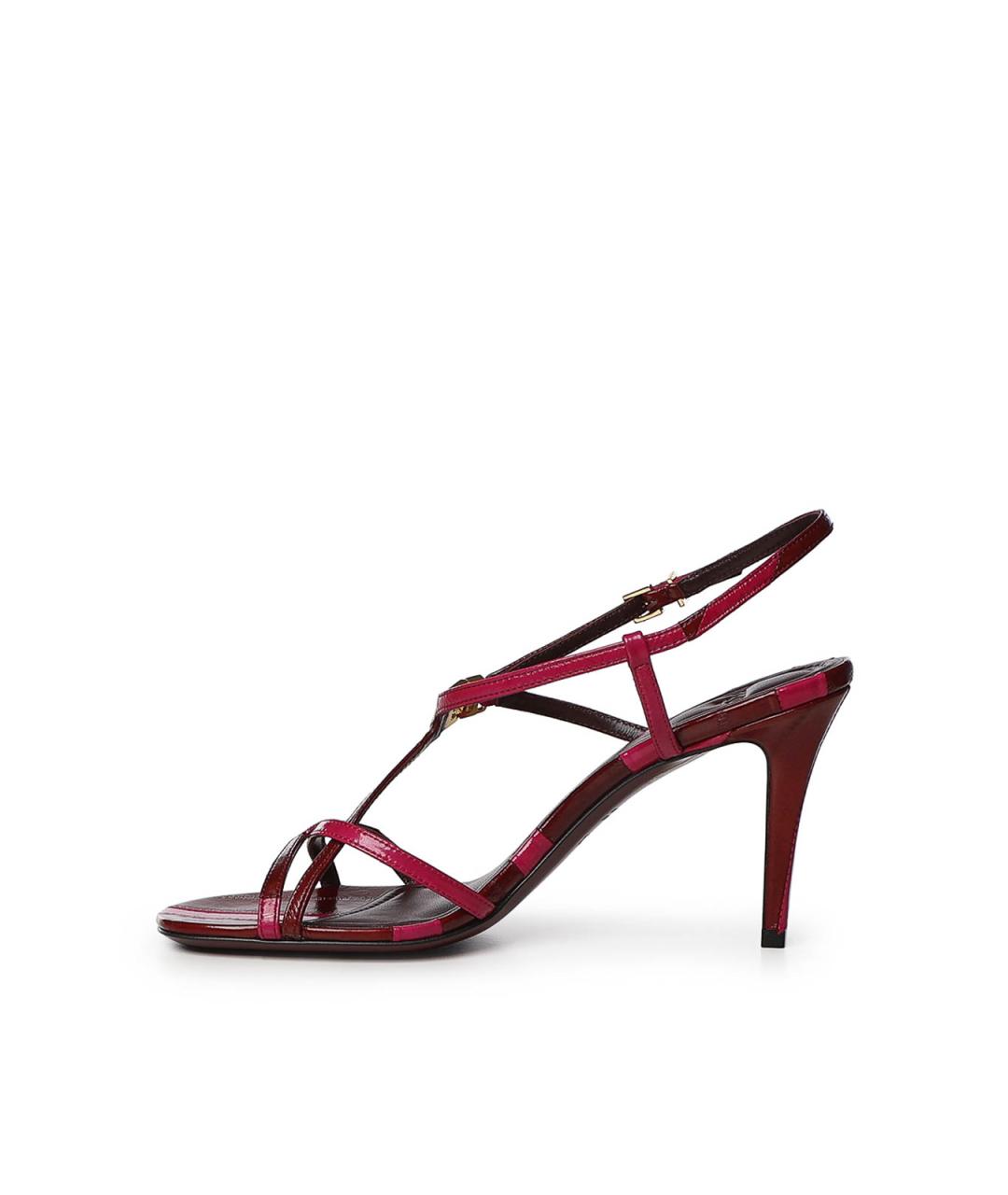 FENDI Фуксия босоножки из лакированной кожи, фото 3