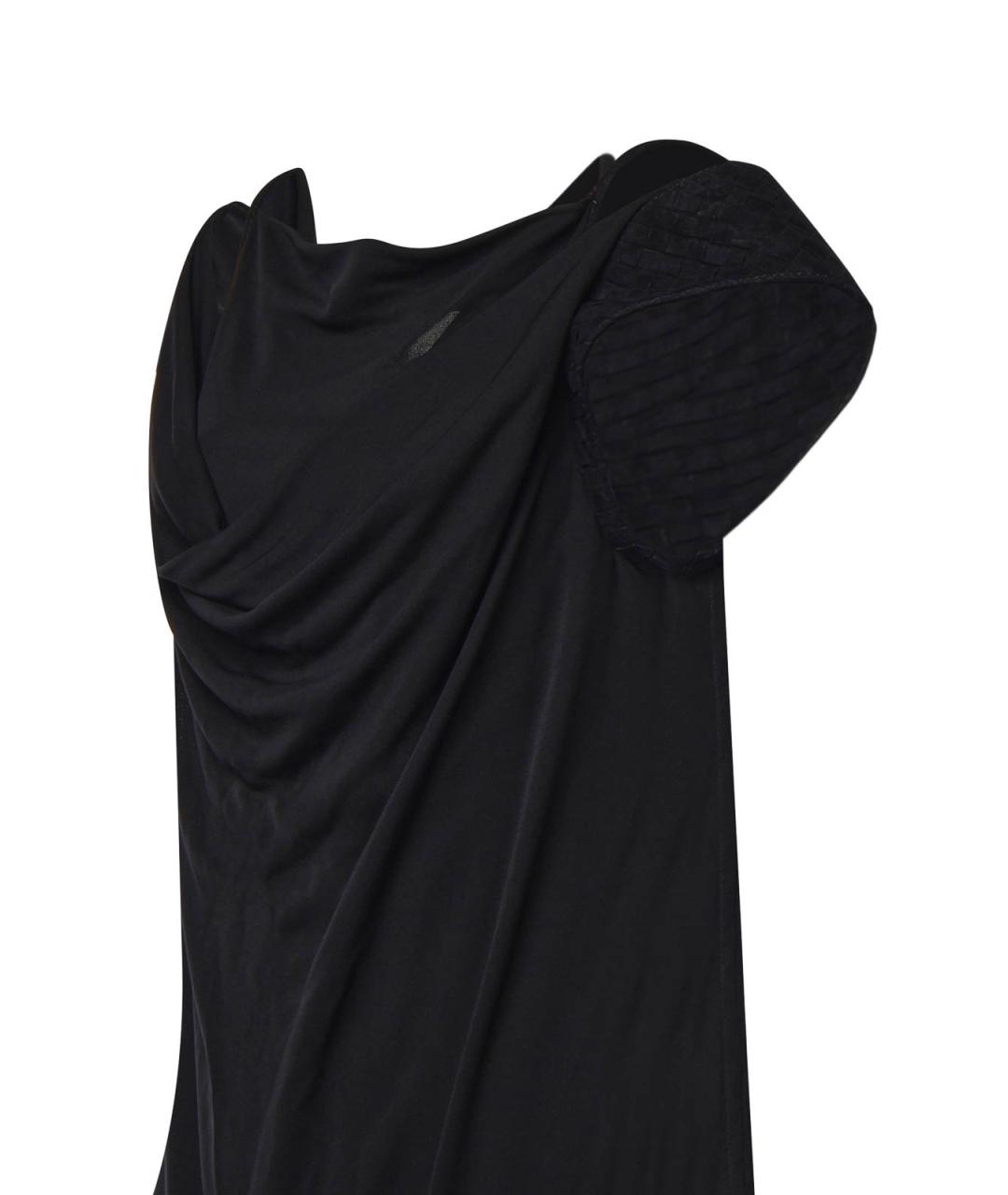 BOTTEGA VENETA Черное вискозное платье, фото 3