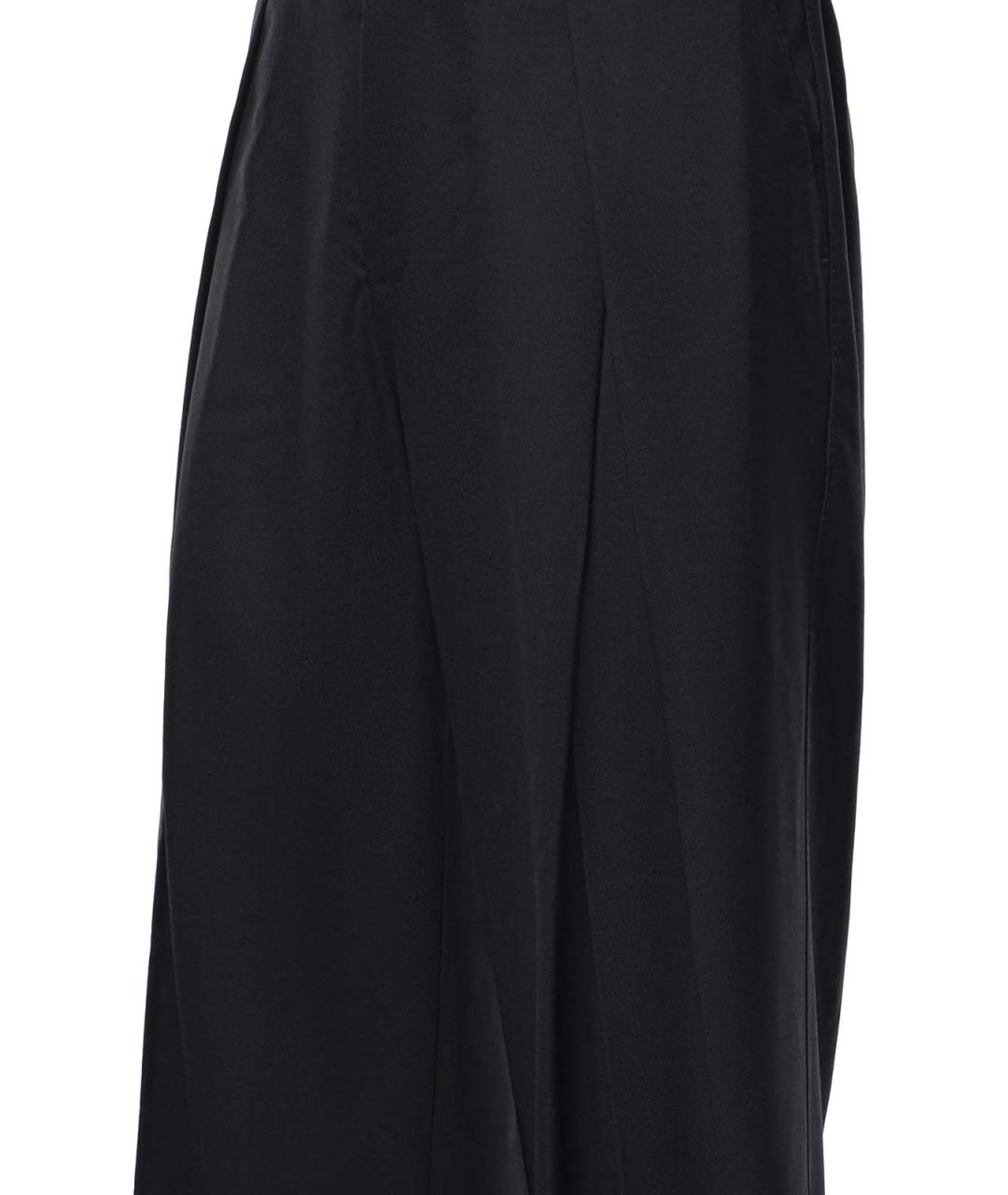 DOLCE&GABBANA Черные шерстяные повседневные брюки, фото 3