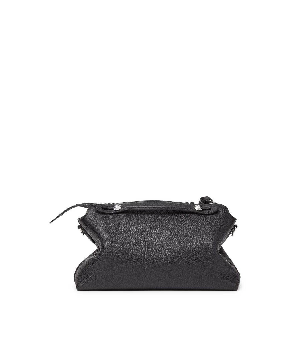 FENDI Черная кожаная сумка через плечо, фото 3