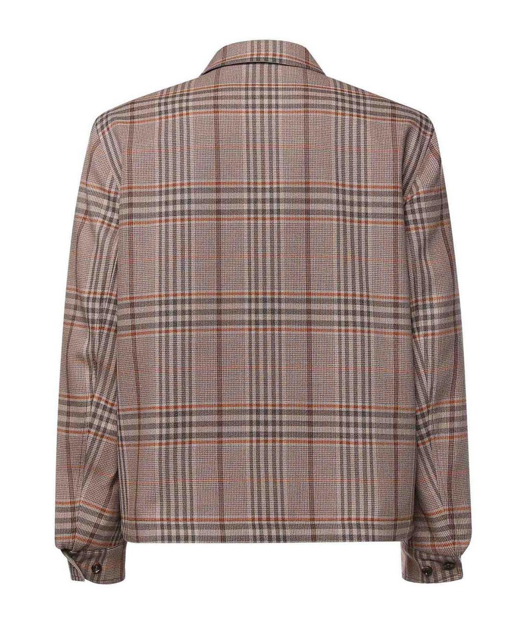 BURBERRY Бежевая шерстяная куртка, фото 2