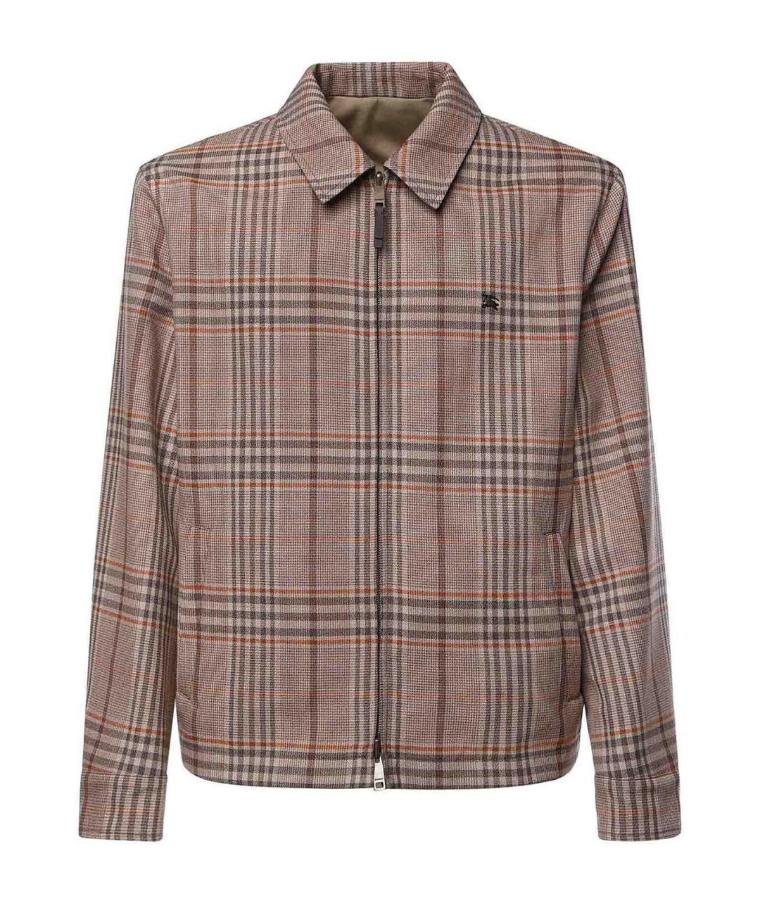 BURBERRY Бежевая шерстяная куртка, фото 1