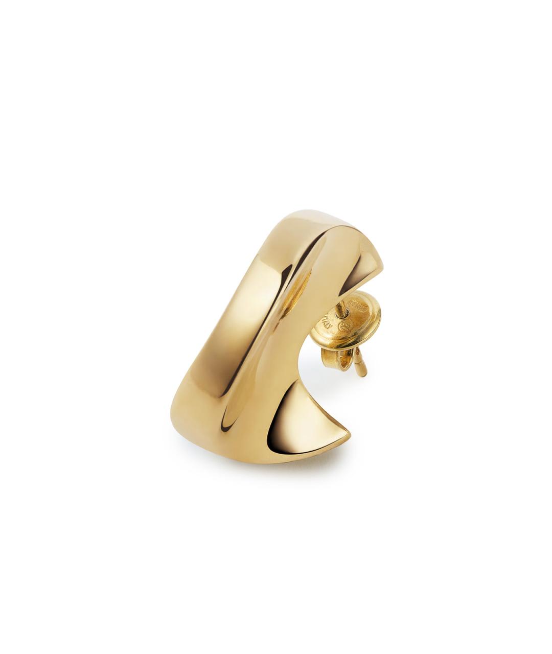 BOTTEGA VENETA Золотые серебряные серьги, фото 3
