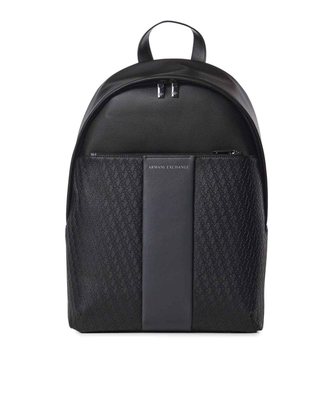 ARMANI EXCHANGE Черный тканевый рюкзак, фото 1