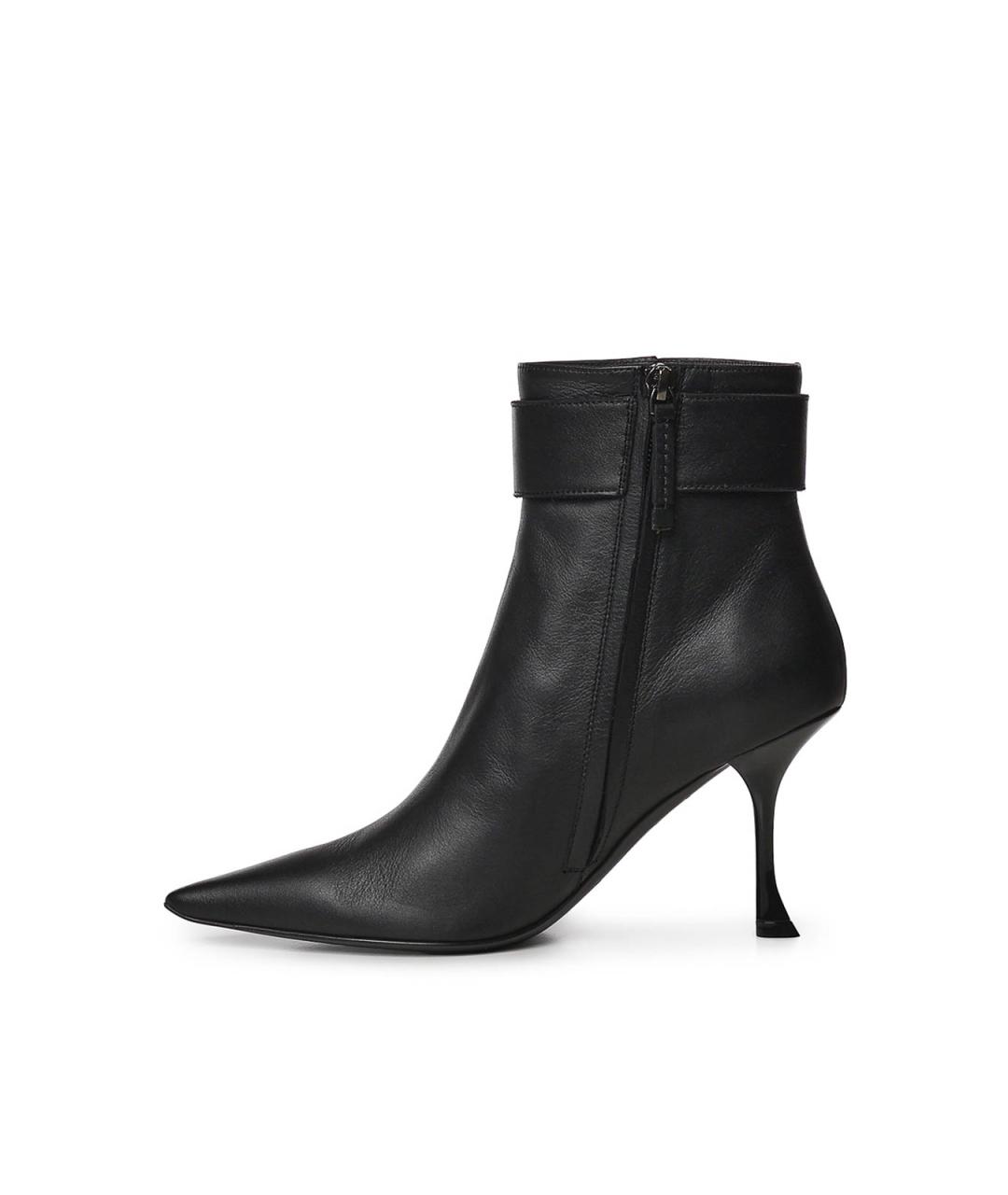 ROGER VIVIER Черные кожаные ботильоны, фото 3