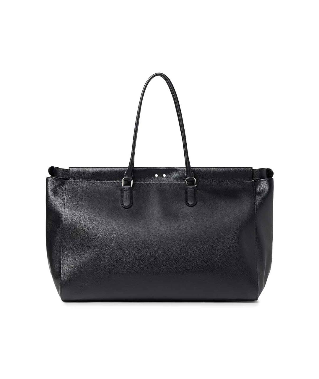 FENDI Черная кожаная сумка тоут, фото 2