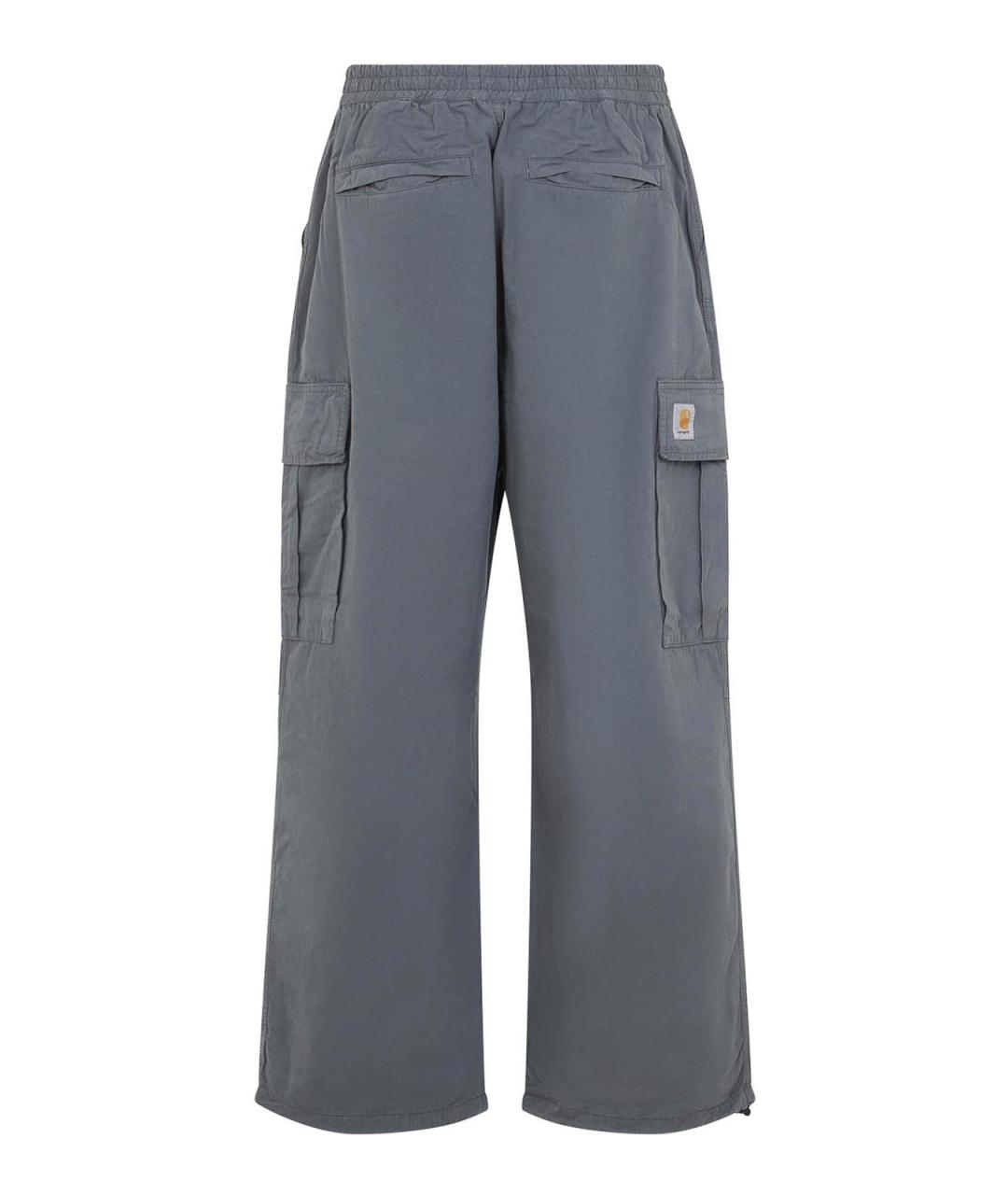 CARHARTT Серые хлопковые повседневные брюки, фото 2