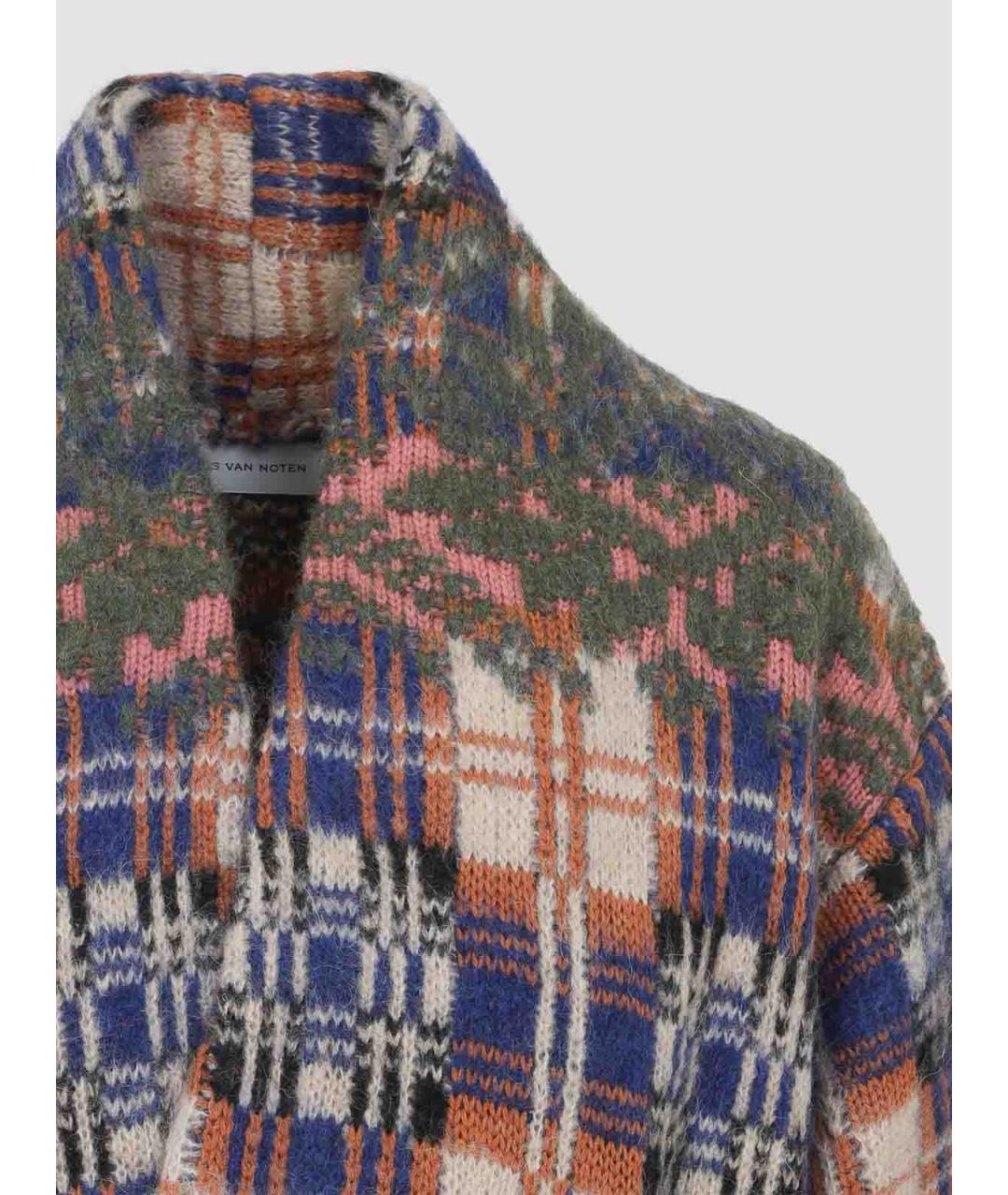 DRIES VAN NOTEN Мульти шерстяной кардиган, фото 3