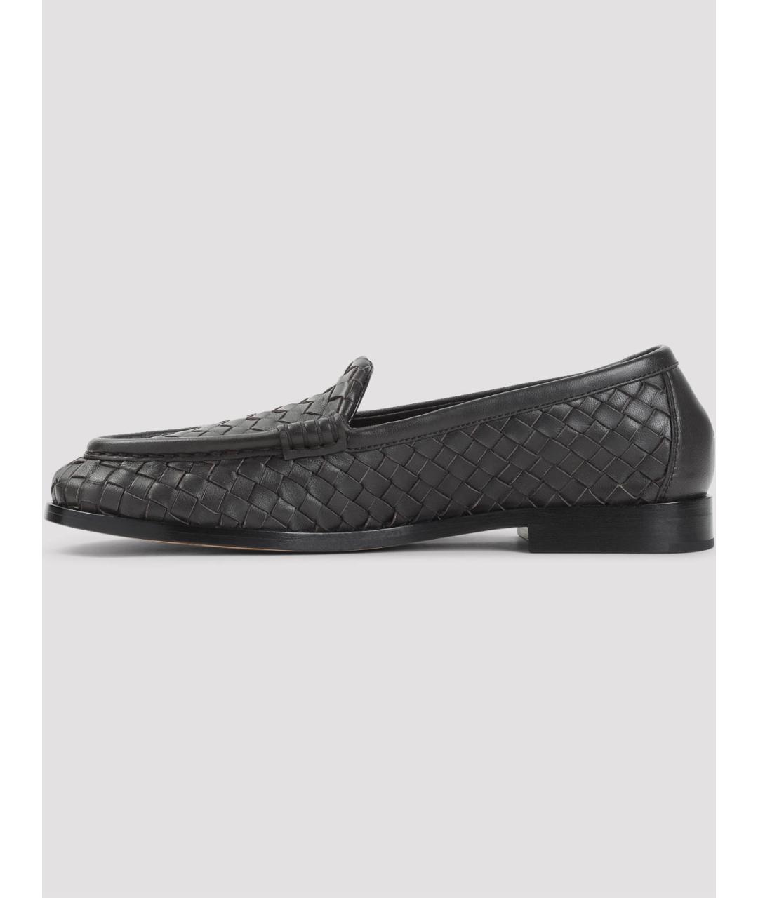 BOTTEGA VENETA Коричневые кожаные лоферы, фото 3