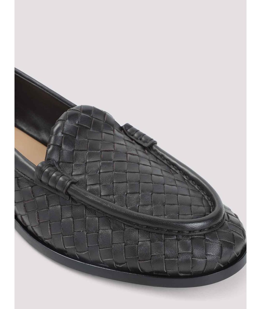 BOTTEGA VENETA Коричневые кожаные лоферы, фото 4