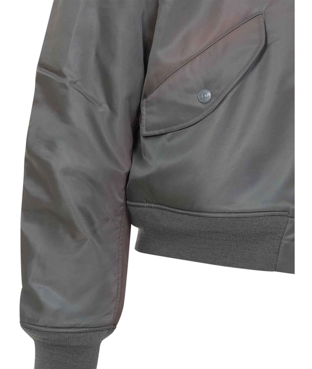 ACNE STUDIOS Серая нейлоновая куртка, фото 4