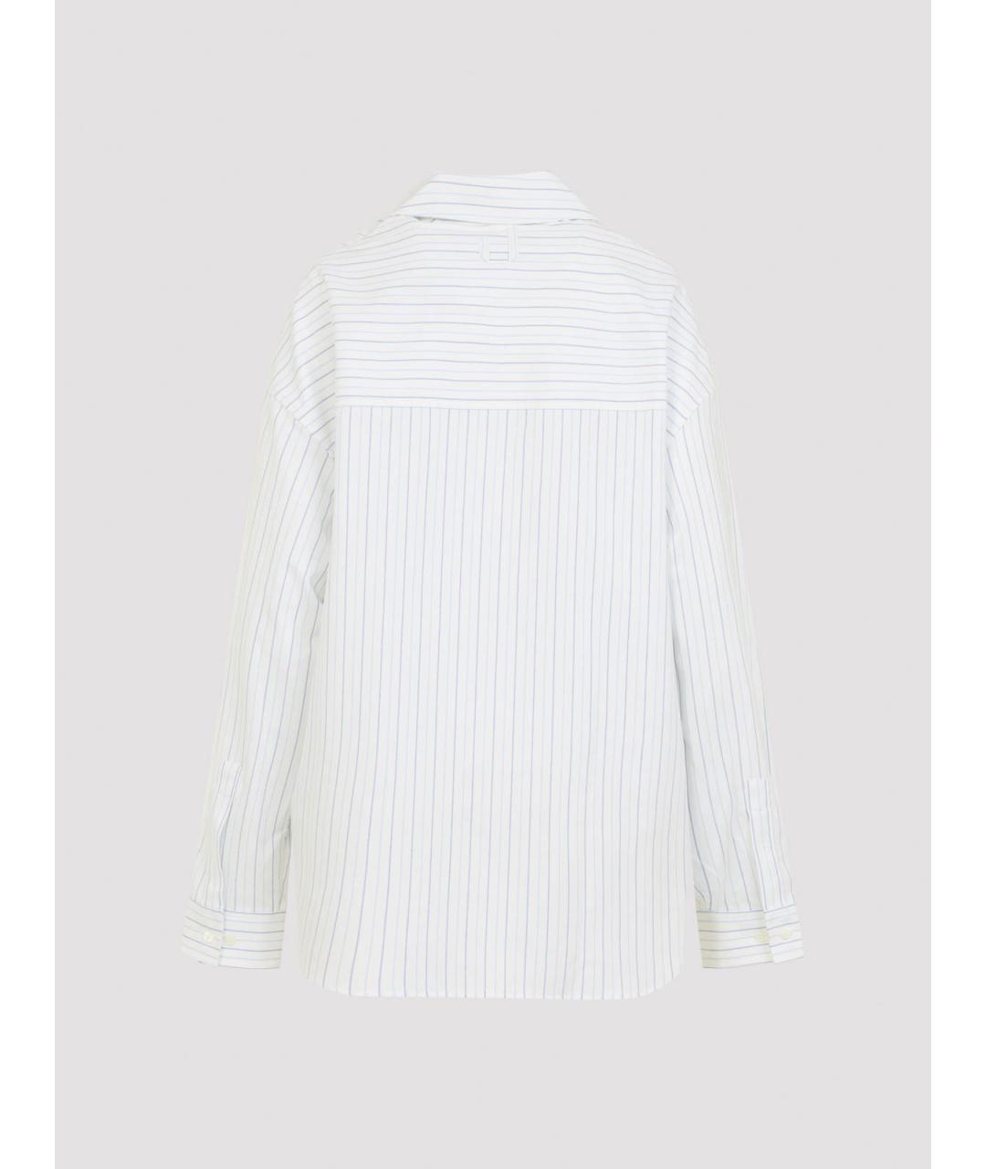 JACQUEMUS Белая хлопковая рубашка, фото 2
