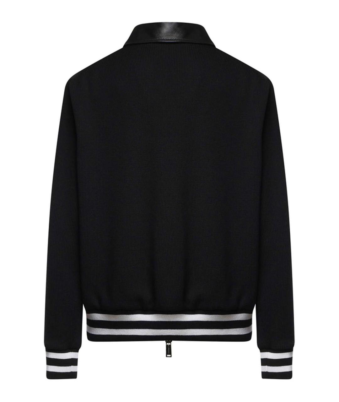DSQUARED2 Черная шерстяная куртка, фото 2