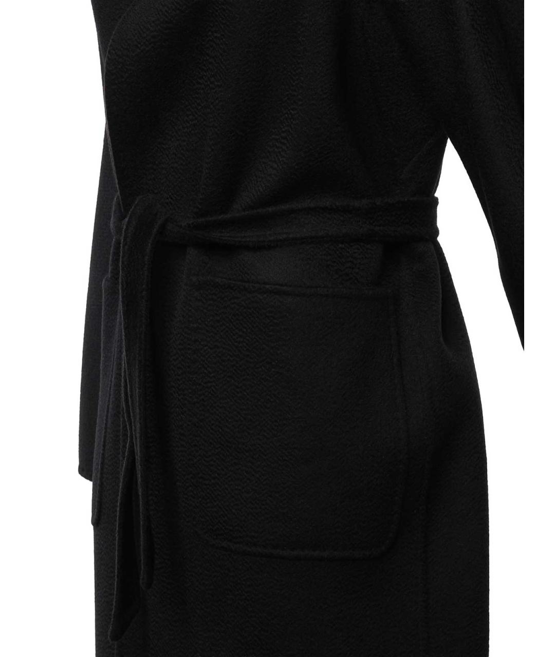 MAX MARA Черное кашемировое пальто, фото 3