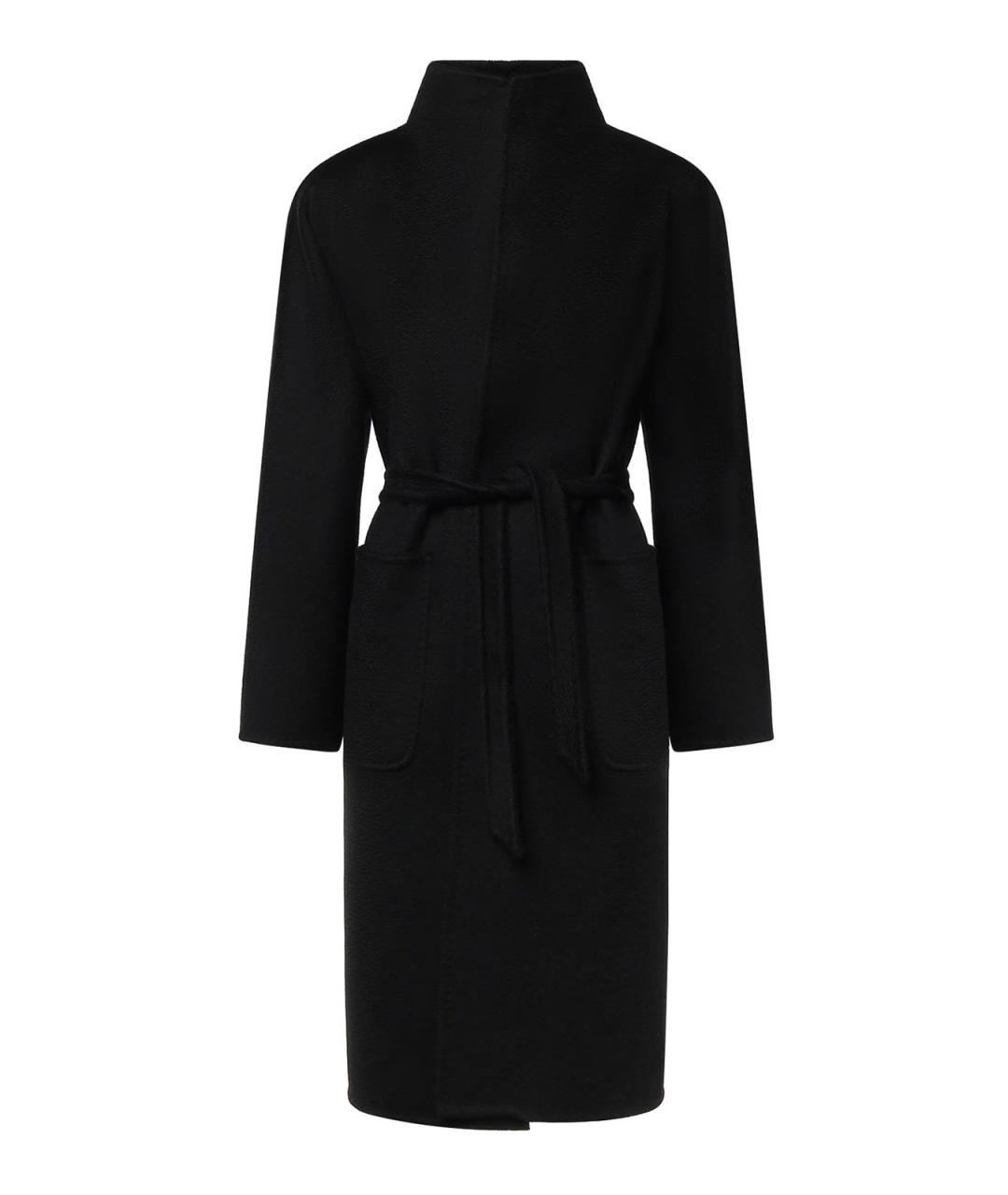 MAX MARA Черное кашемировое пальто, фото 1