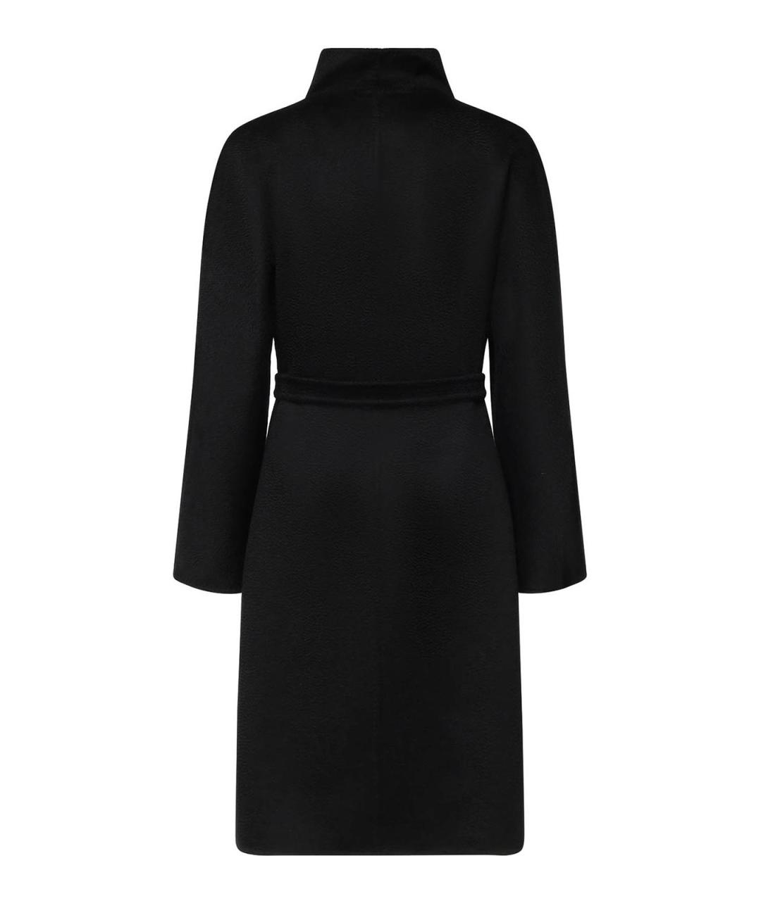 MAX MARA Черное кашемировое пальто, фото 2