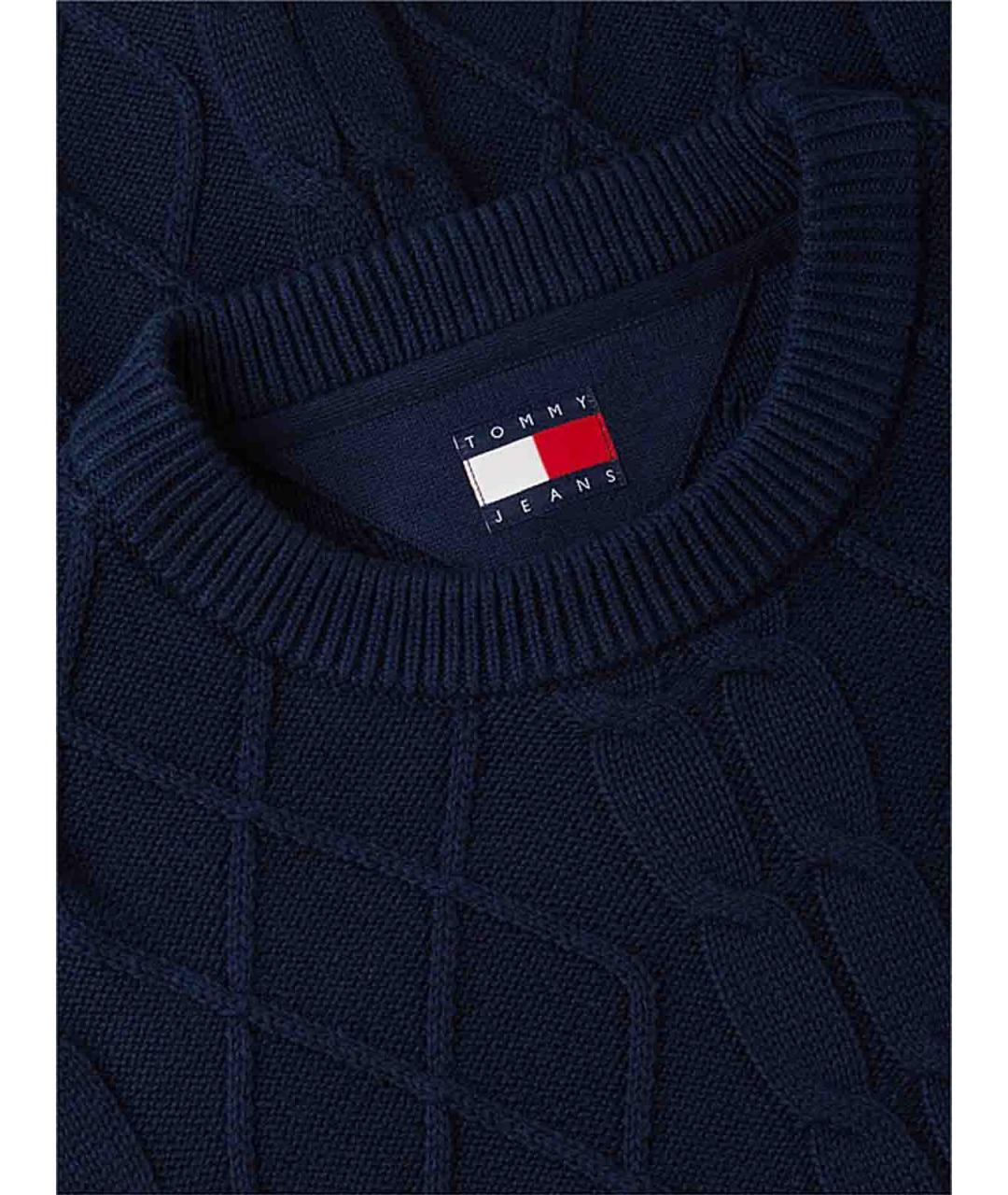 TOMMY HILFIGER Синий хлопковый джемпер / свитер, фото 2