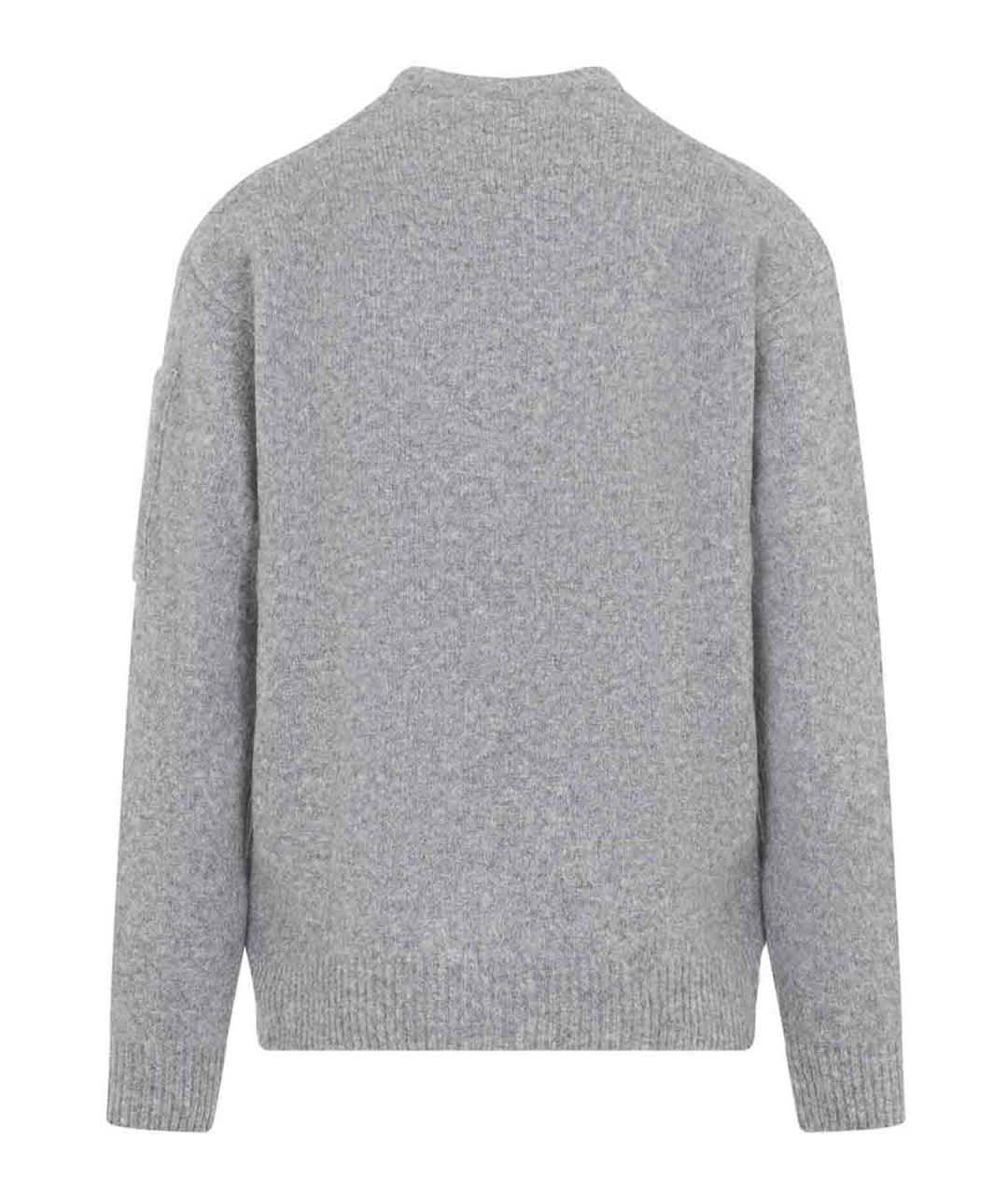 CP COMPANY Серый шерстяной джемпер / свитер, фото 2