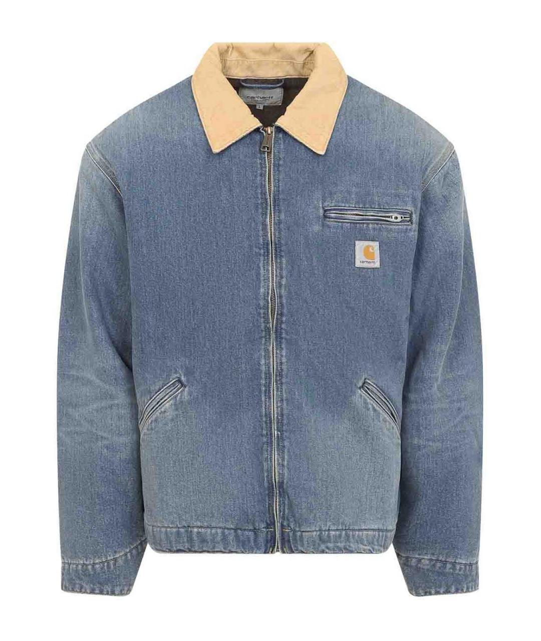 CARHARTT Голубая деним куртка, фото 1