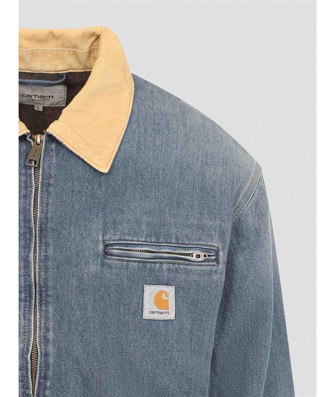 CARHARTT Голубая деним куртка, фото 3
