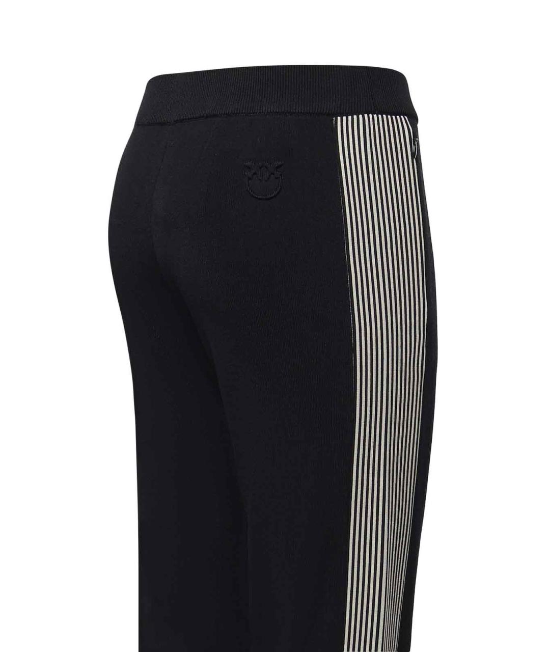 PINKO Черные вискозные спортивные брюки и шорты, фото 3