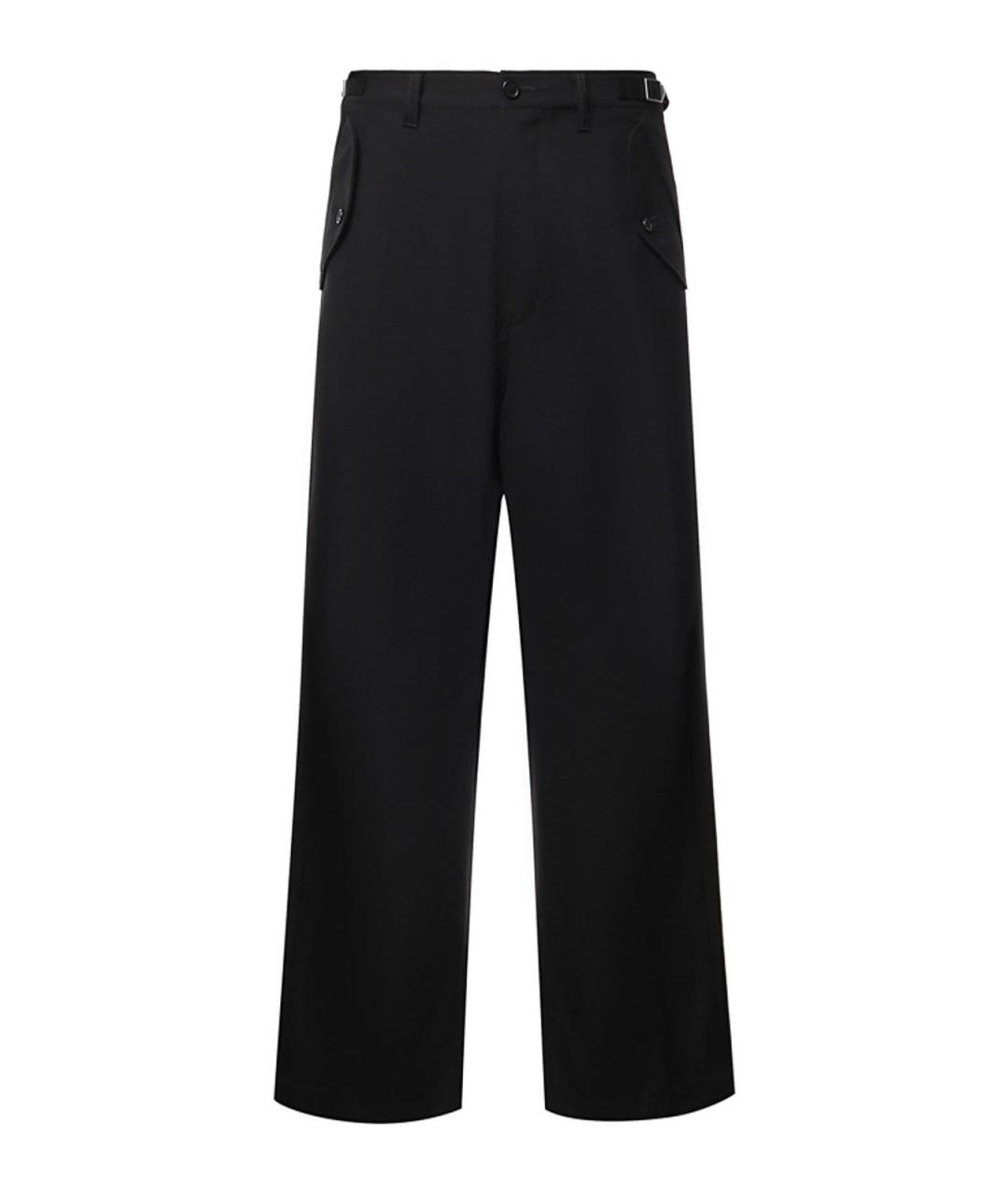 DSQUARED2 Черные шерстяные повседневные брюки, фото 1