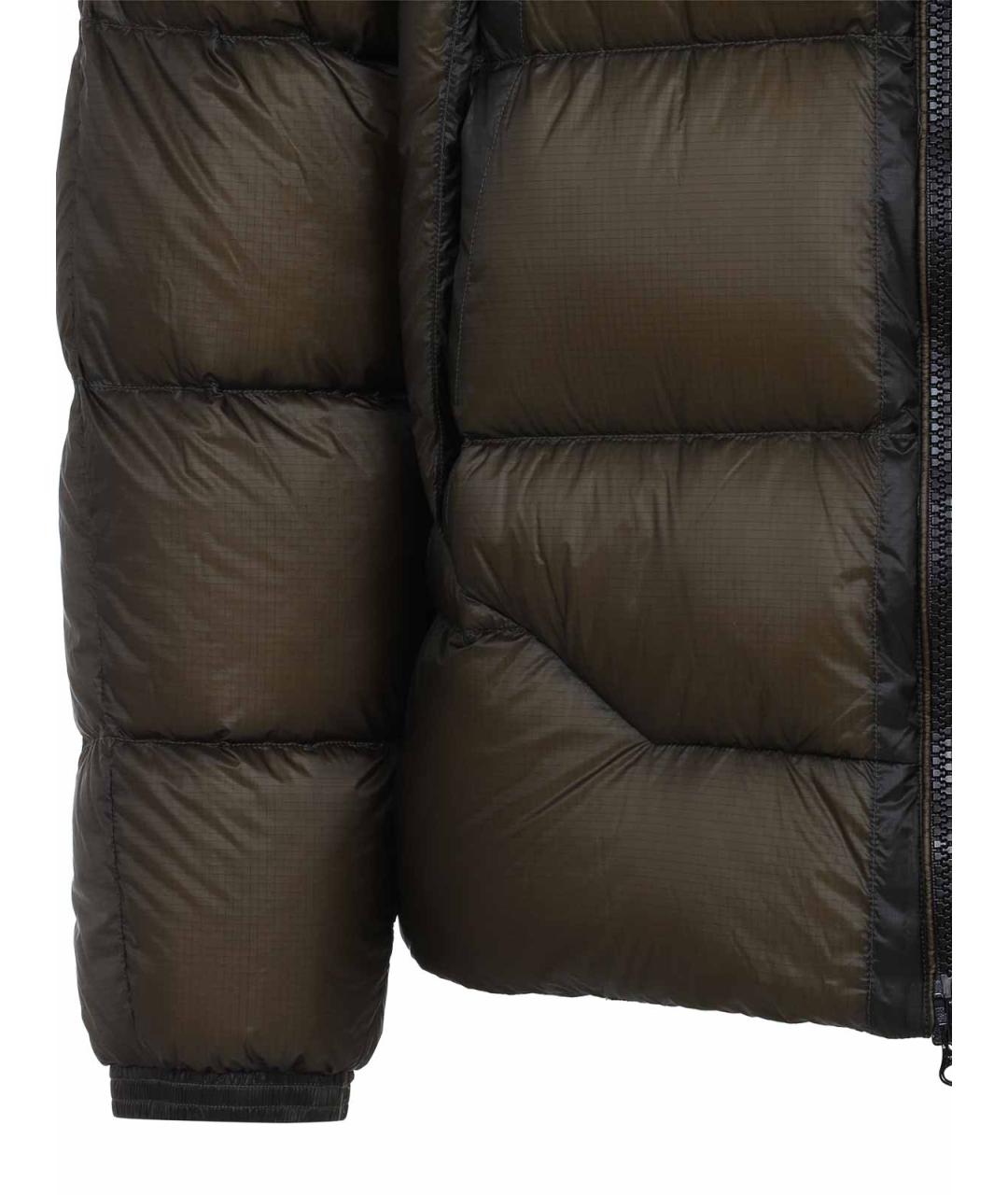 CP COMPANY Зеленый нейлоновый пуховик, фото 4