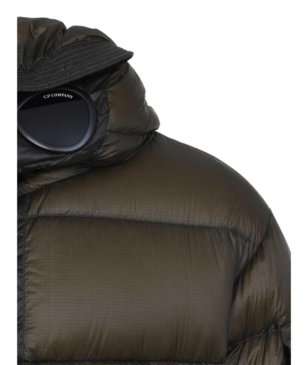 CP COMPANY Зеленый нейлоновый пуховик, фото 5