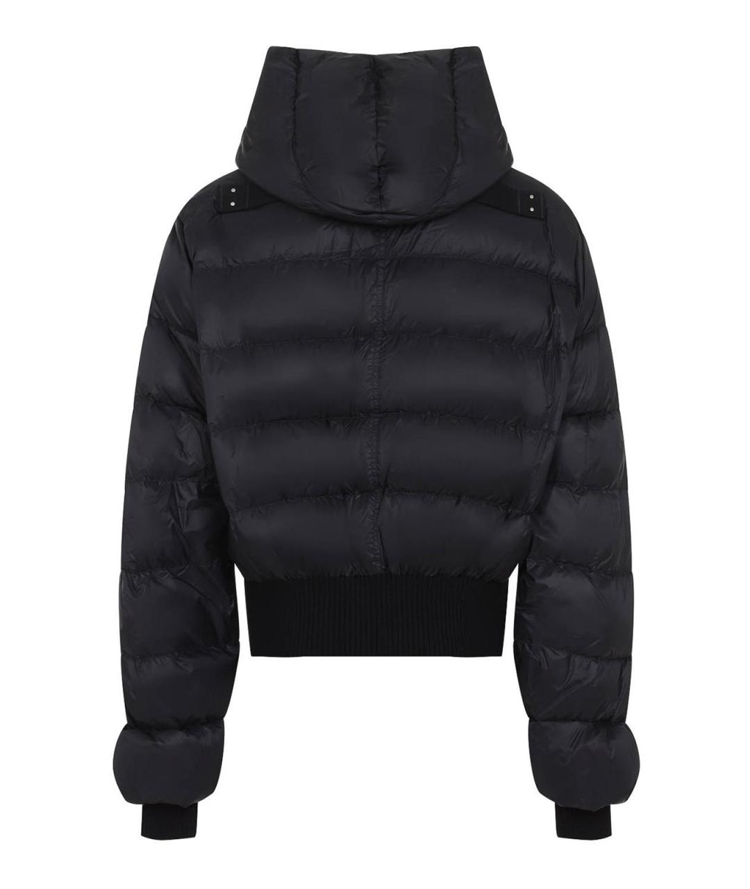 RICK OWENS Черный нейлоновый пуховик, фото 2