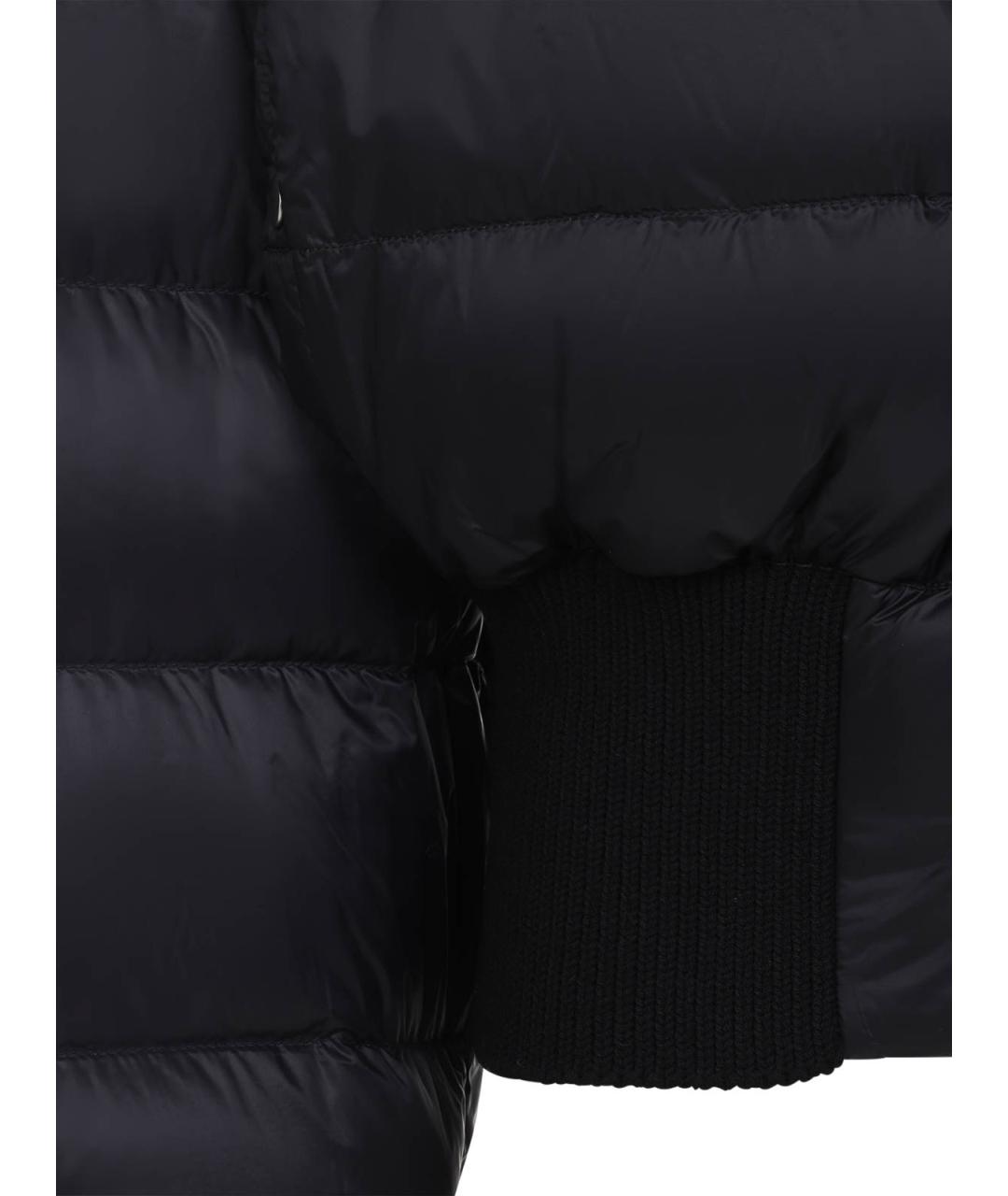 RICK OWENS Черный нейлоновый пуховик, фото 4