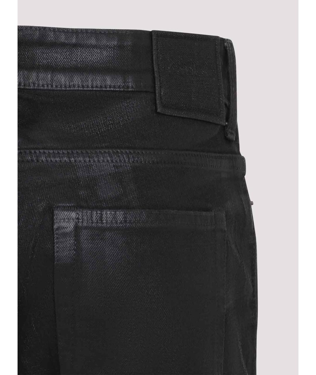 ACNE STUDIOS Черные хлопковые джинсы клеш, фото 3