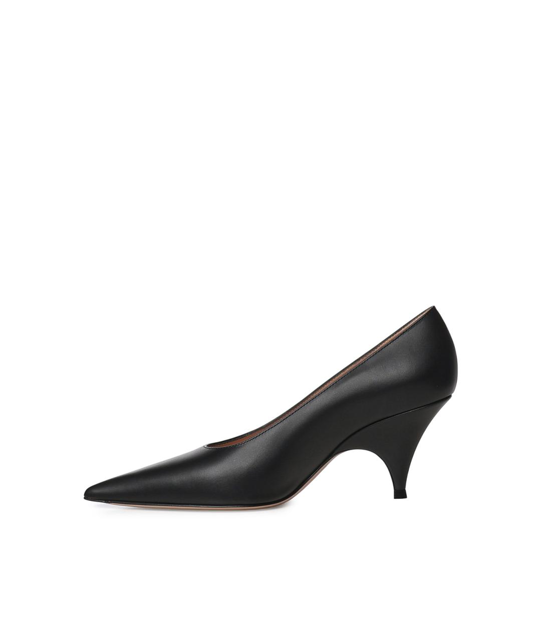 GIANVITO ROSSI Черные кожаные туфли, фото 3