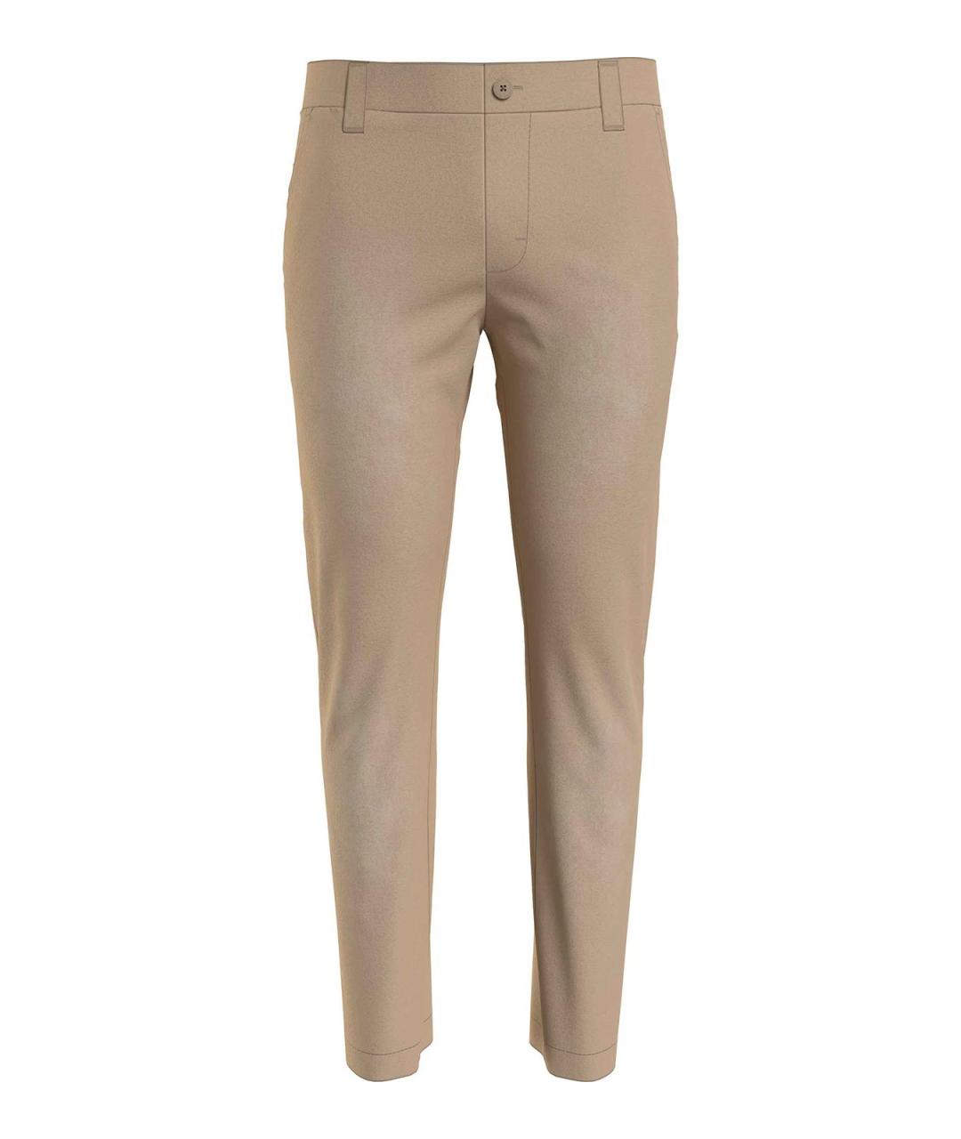 TOMMY HILFIGER Бежевые хлопковые брюки чинос, фото 1